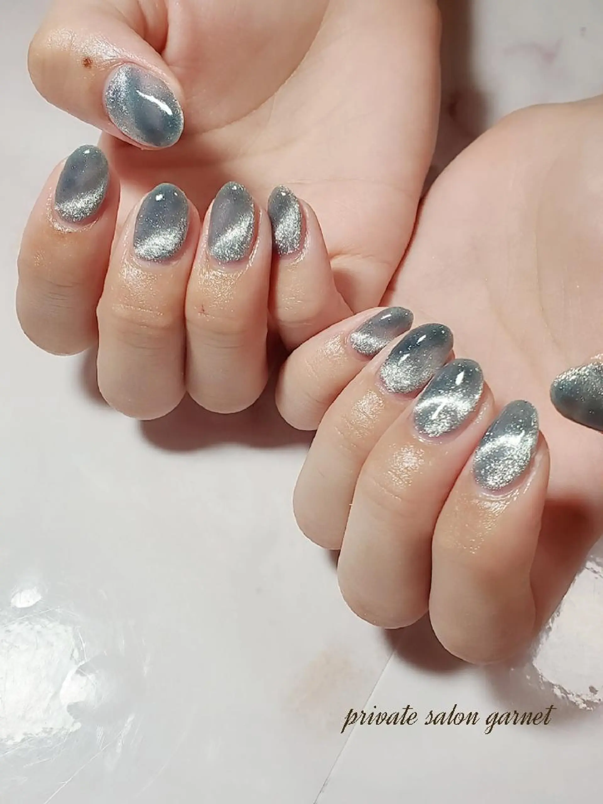 ネイル マグネットネイル ハンドネイル Garnet nailのネイルデザイン