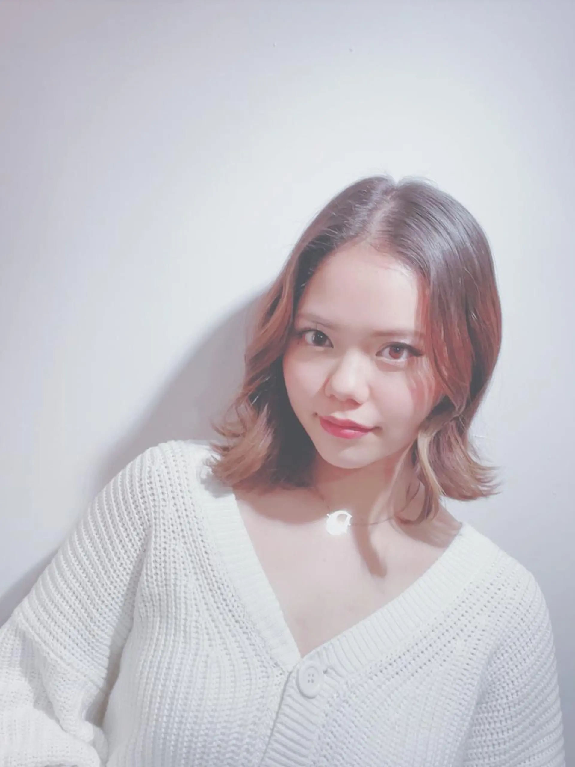 ショート カラー カット ヘアカラー トリートメント &chaLme   心斎橋所属・emi/髪質改善/ 韓国風/艶カラーのヘアスタイル