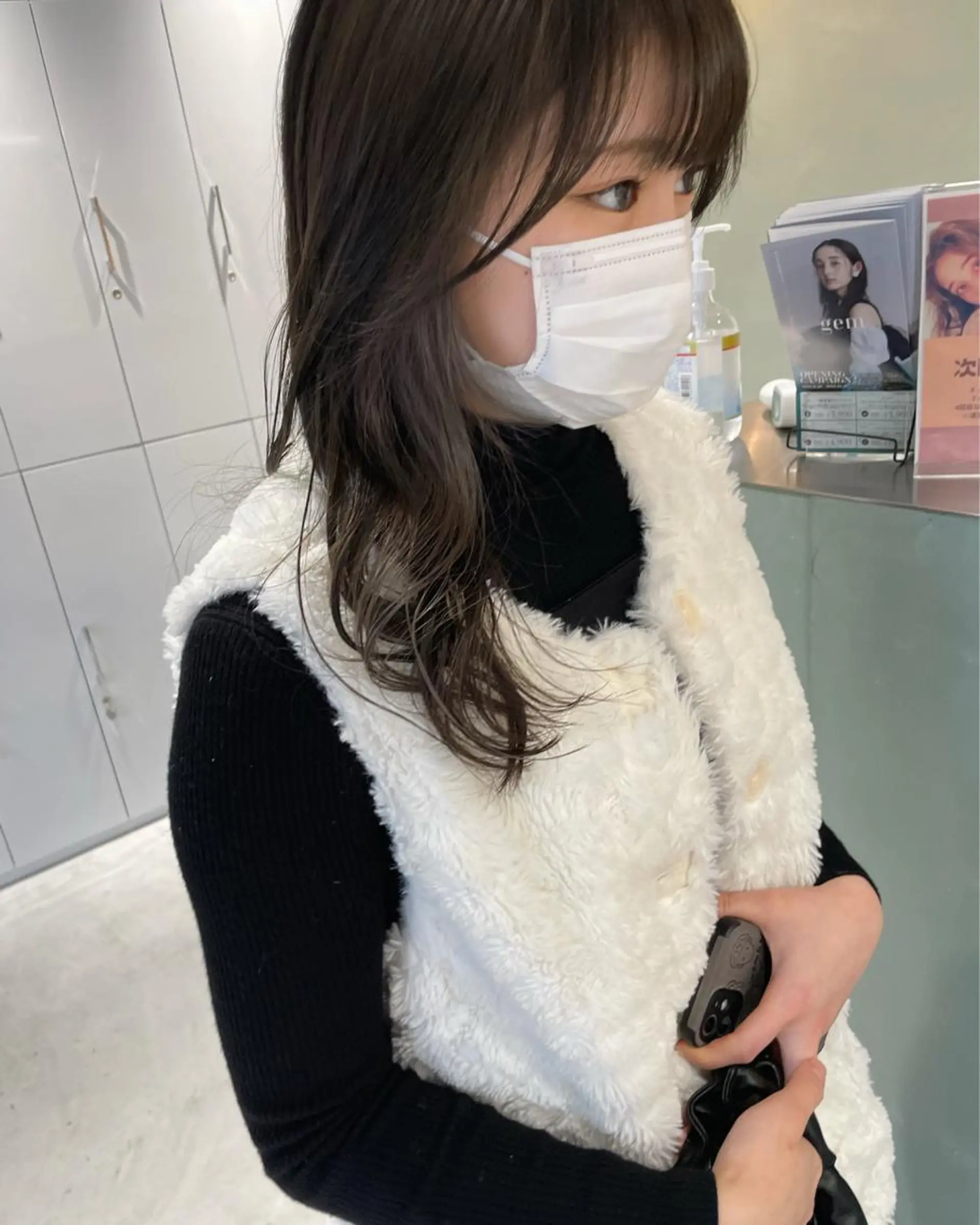 セミロング 千原 海颯のヘアスタイル