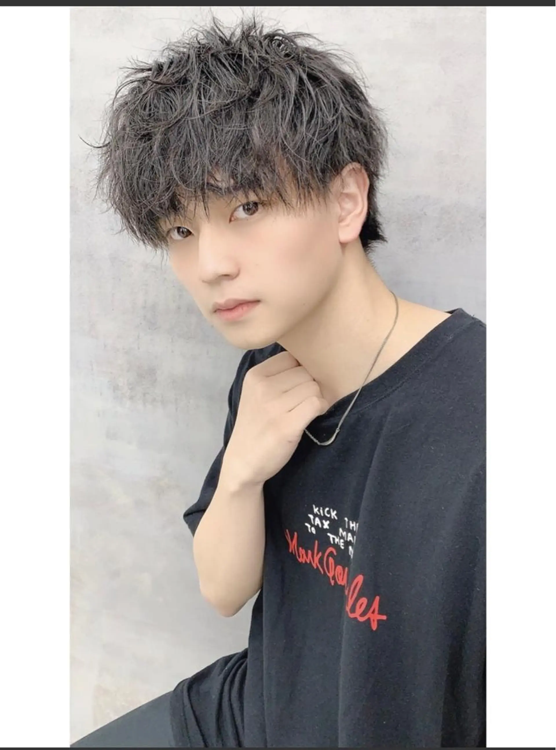ショート メンズ マッシュ 河島 裕樹のヘアスタイル