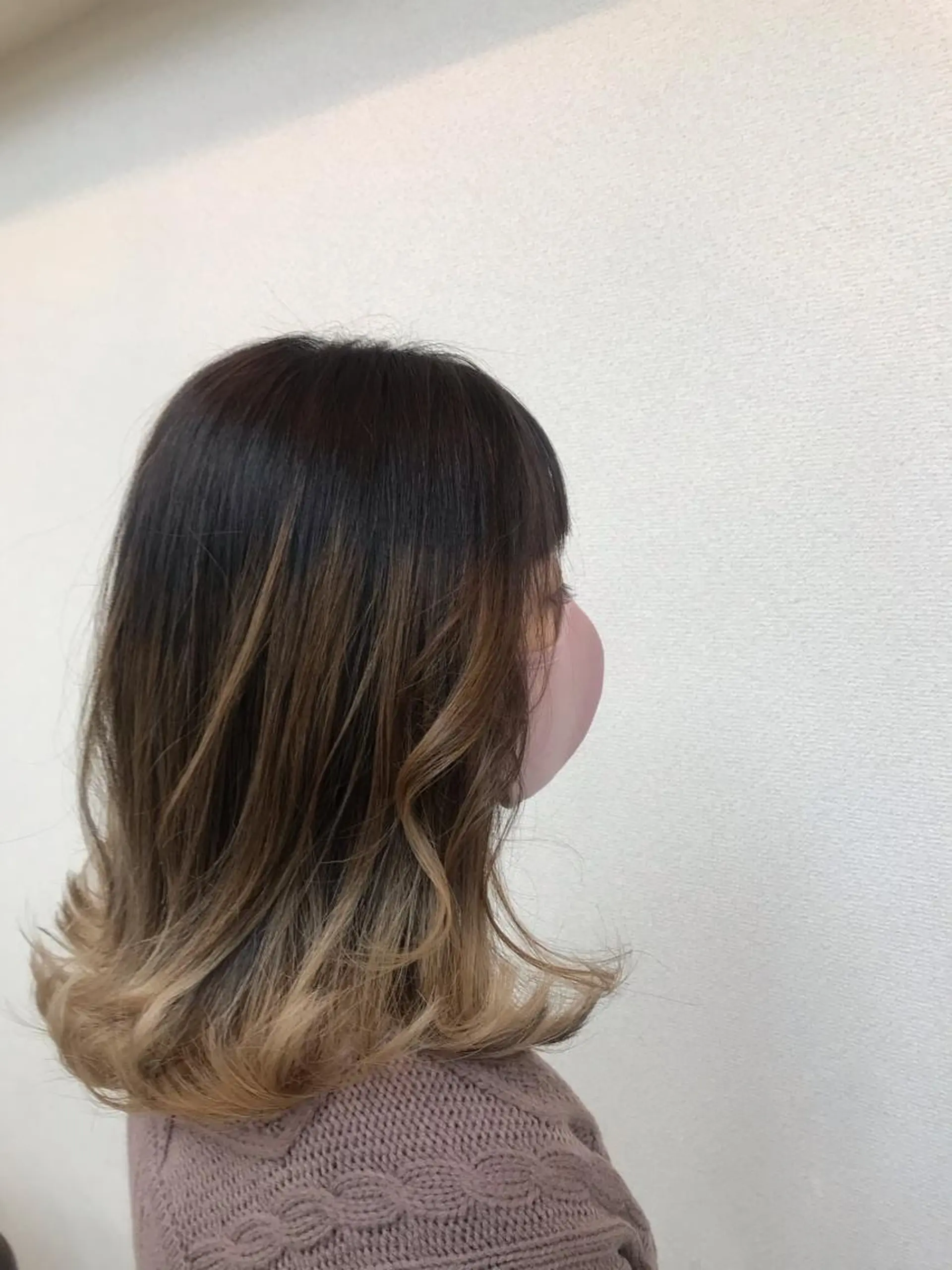 ミディアム もりたみかこ 美容師お休み中のヘアスタイル