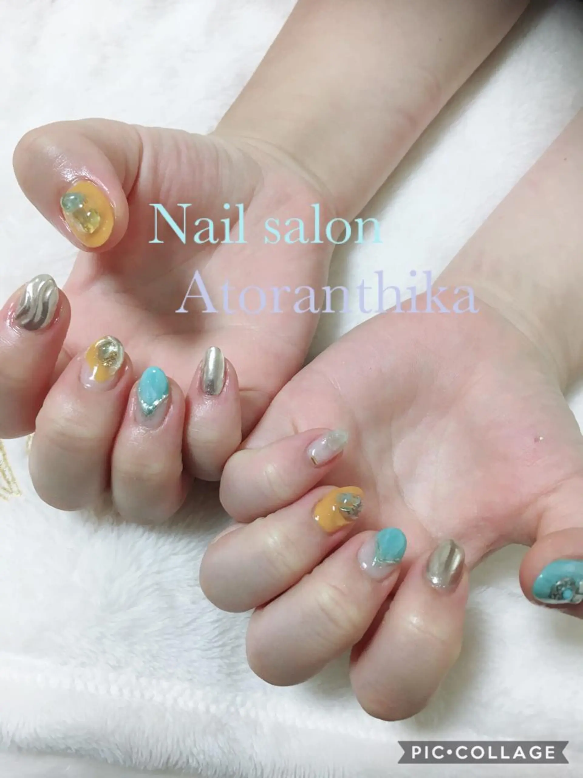 ネイル ミラーネイル ハンドネイル Nail salon ✩ ｱﾄﾗﾝﾃｨｶのネイルデザイン