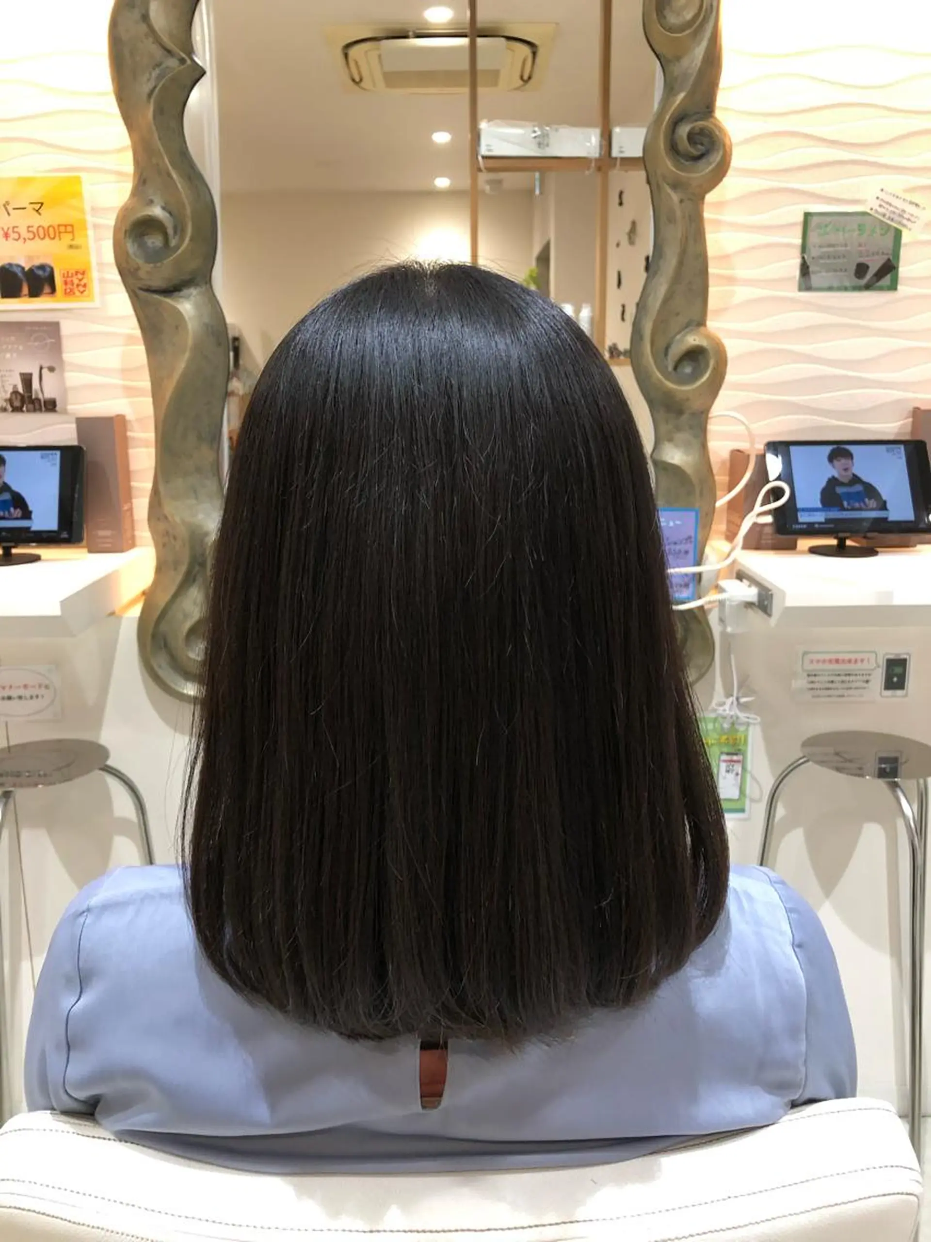 セミロング ヘアケアは お任せ✨✨中田早紀のヘアスタイル
