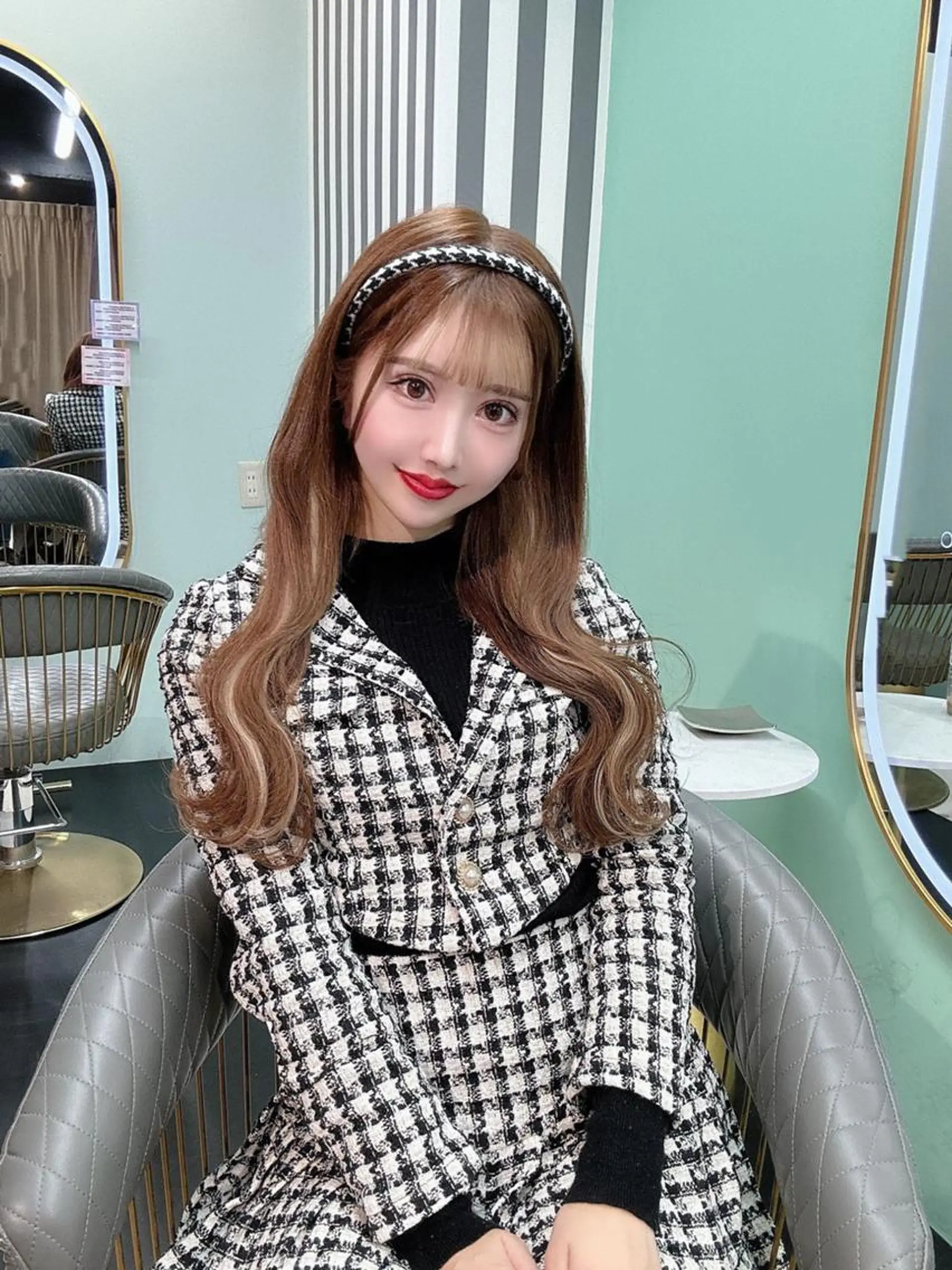 ロング カラー Reflet 新宿/プルエクステのヘアスタイル