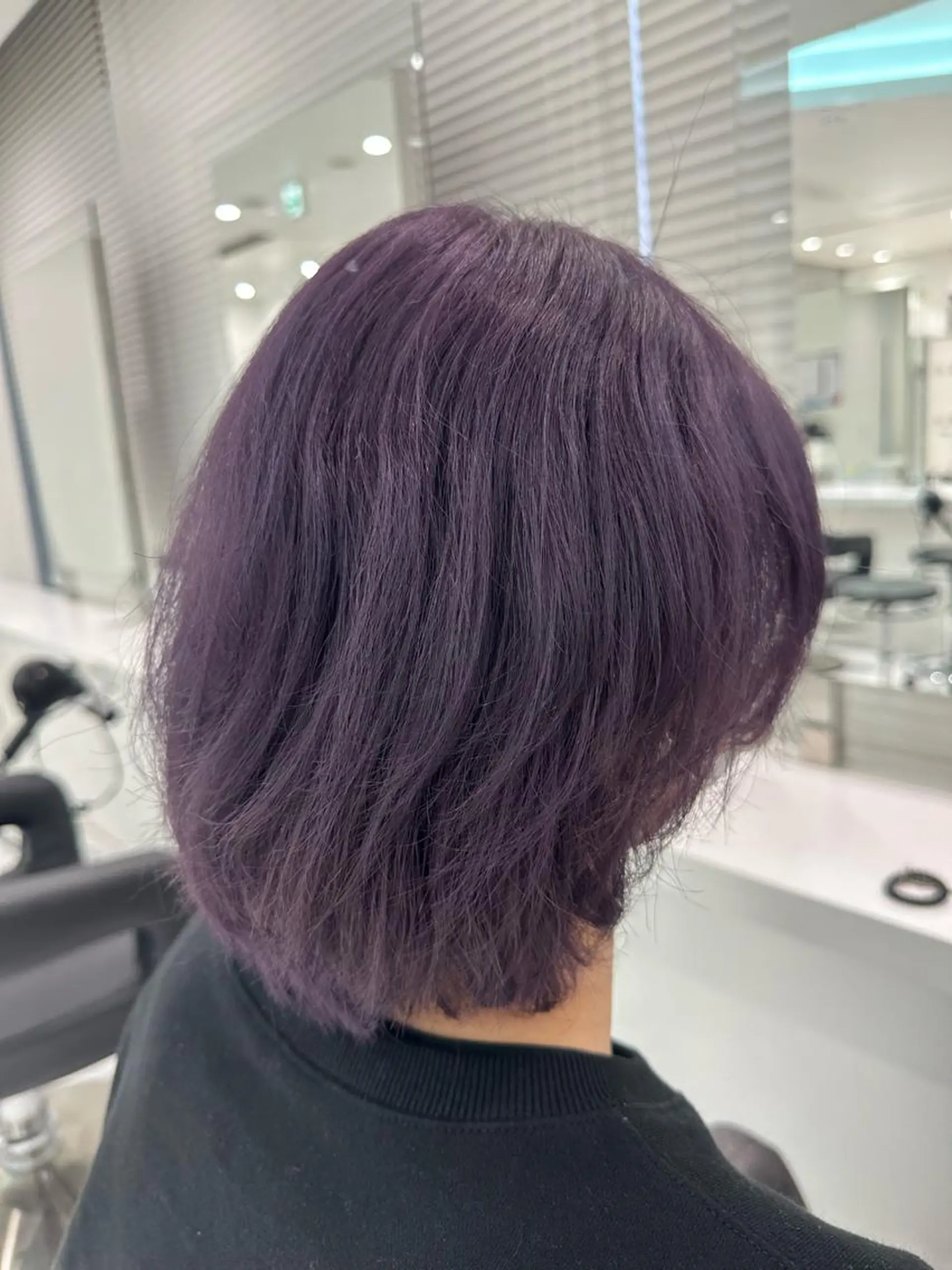 セミロング カラー ヘアカラー トリートメント ヘッドスパ ヘアセット ♡上品韓国髪♡ブラ ウン/SAYATOのヘアスタイル