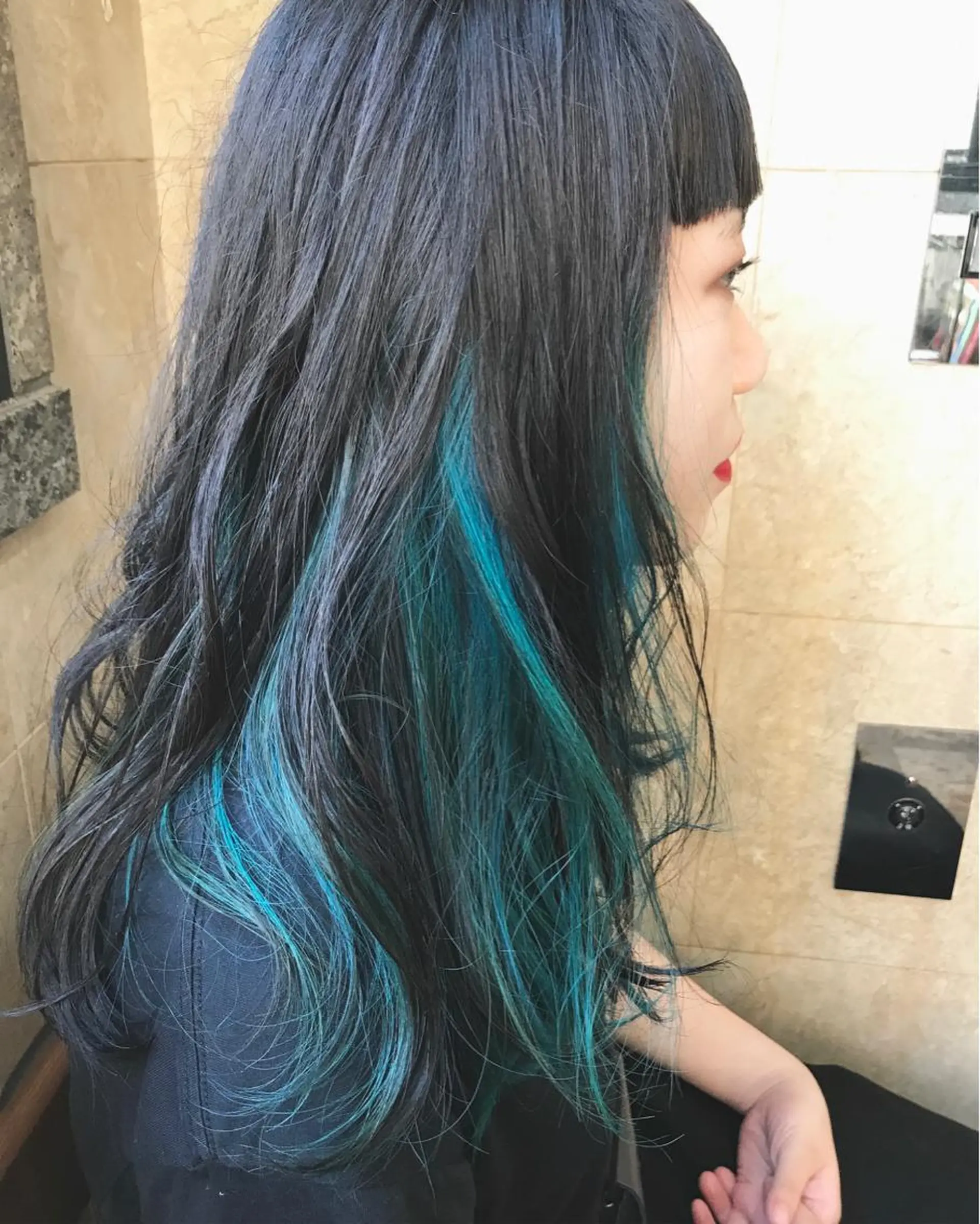 ロング カラー パーマ ヘアアレンジ 🉐レイヤー/塩見 弘樹🉐渋谷のヘアスタイル