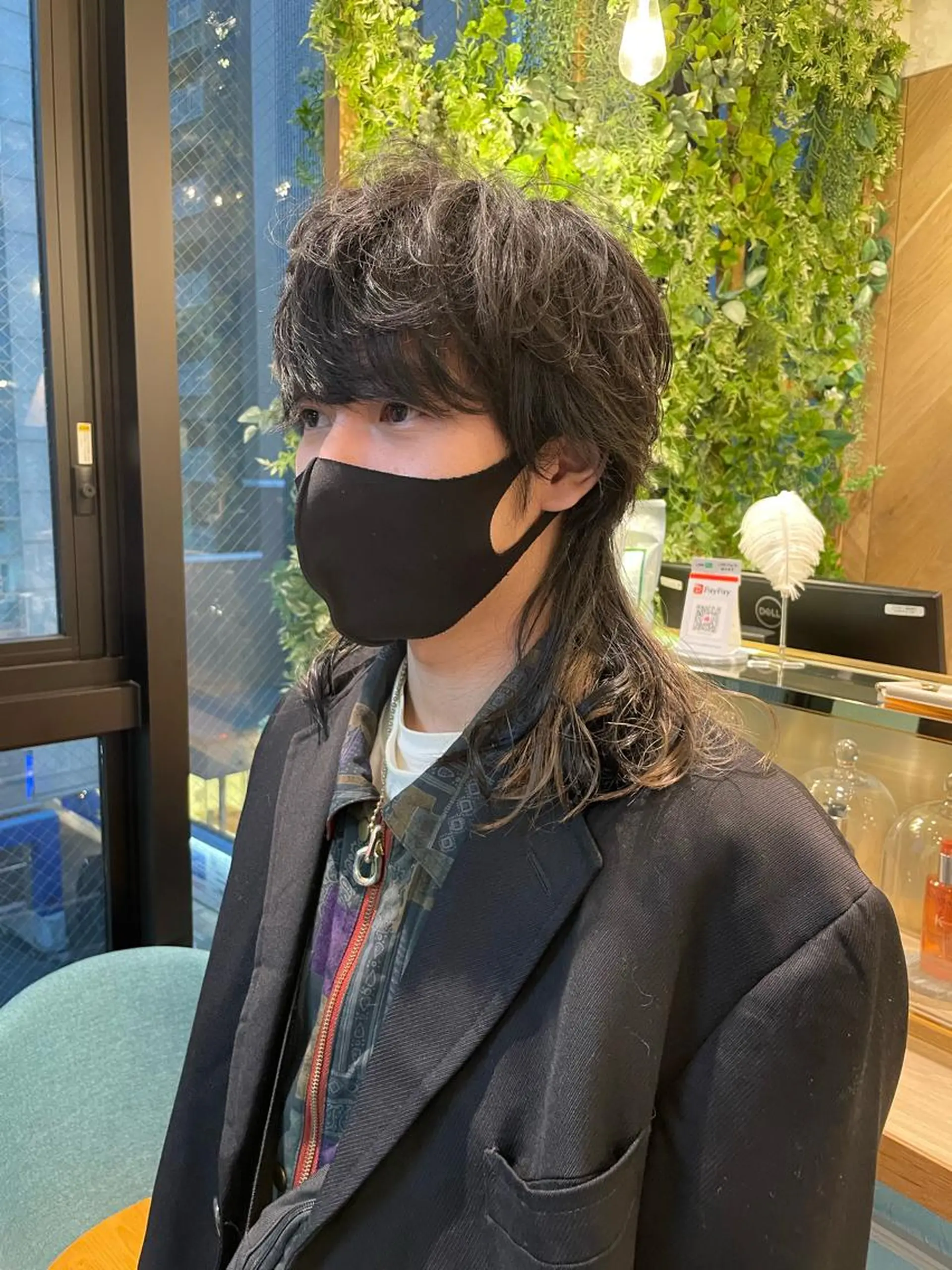 セミロング 縮毛矯正　髪質改善 韓国風レイヤー　吉田のヘアスタイル