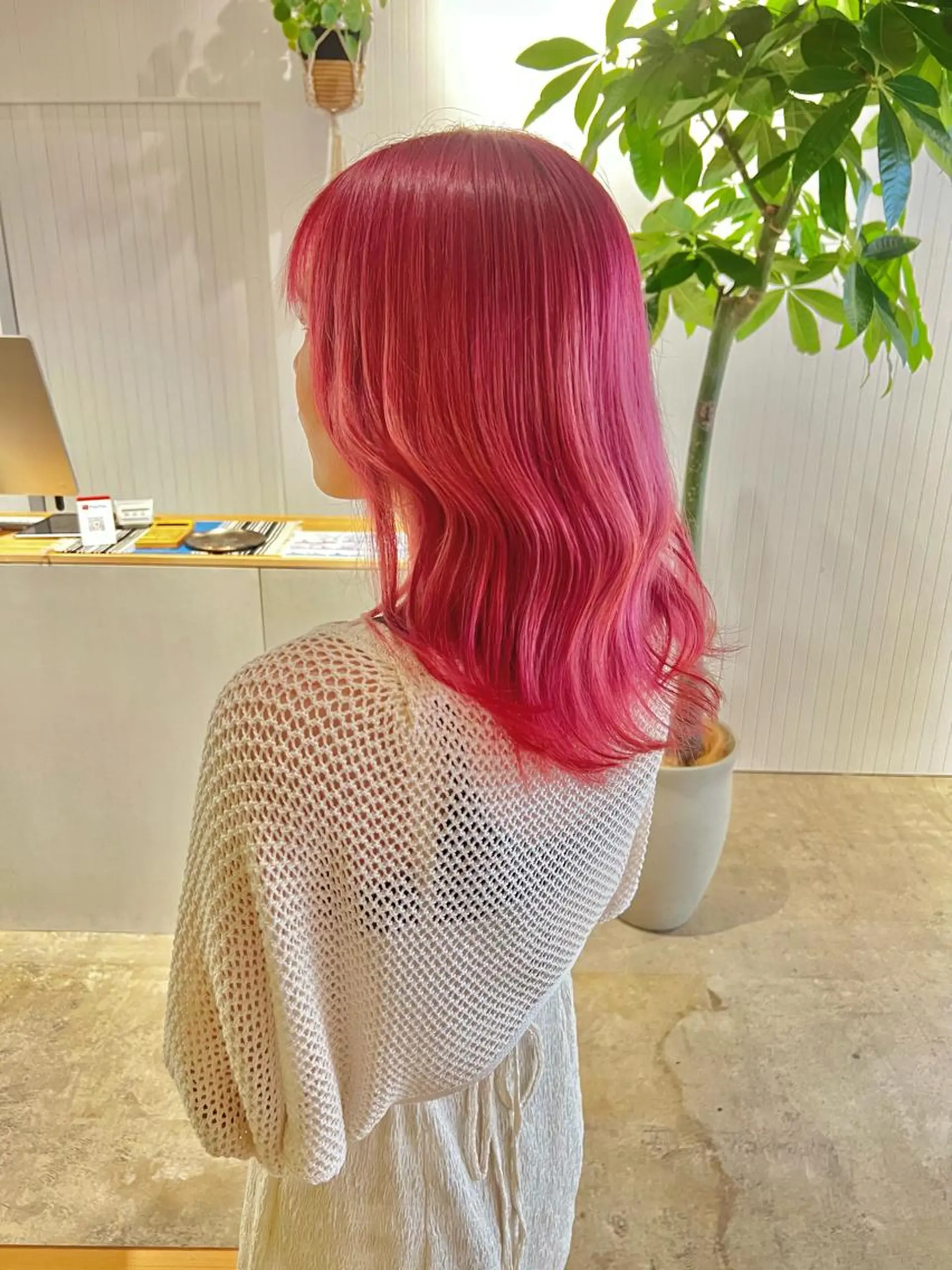 セミロング Kazusa/艶髪 /ハイトーン🌈のヘアスタイル