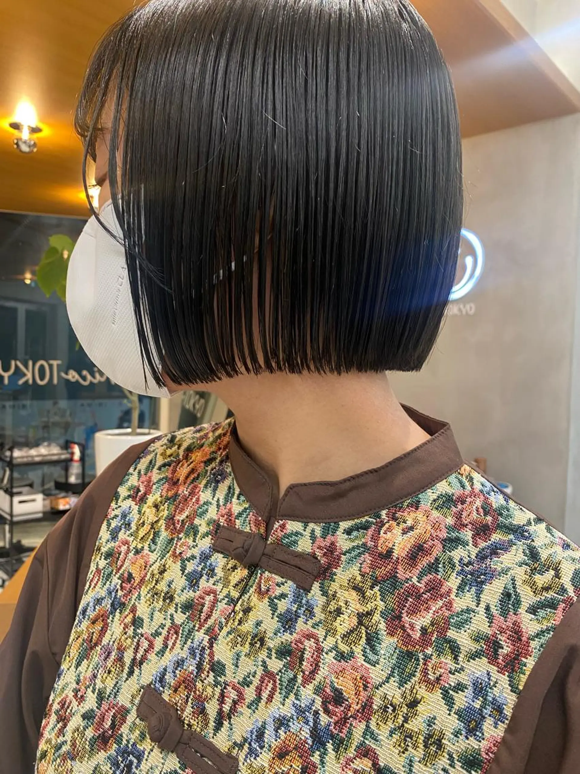 ショート カラー カット ヘアカラー トリートメント センターパート/ 暖色カラーayuのヘアスタイル