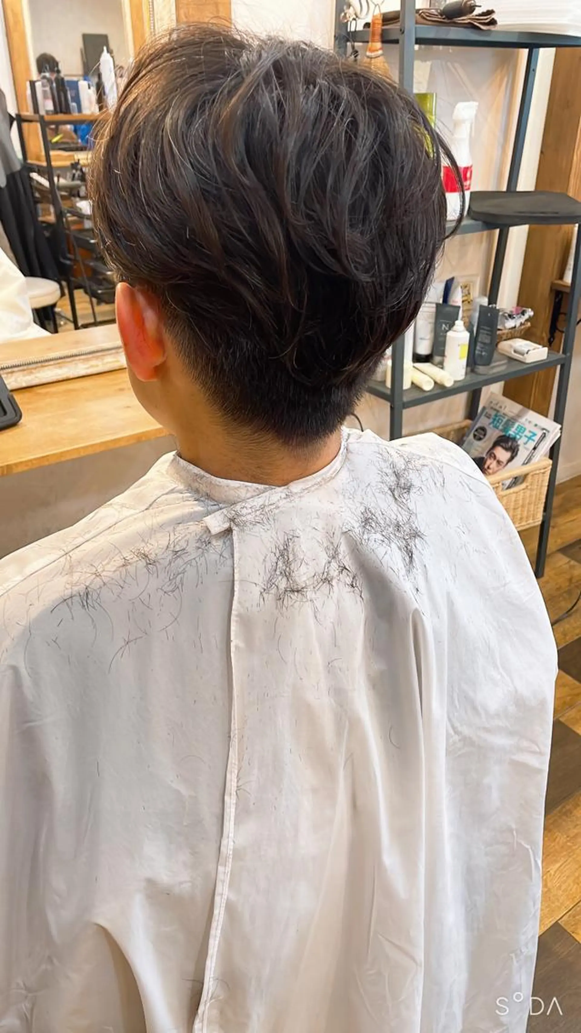 メンズ ひばりヶ丘美容室 カット石井里佳のヘアスタイル