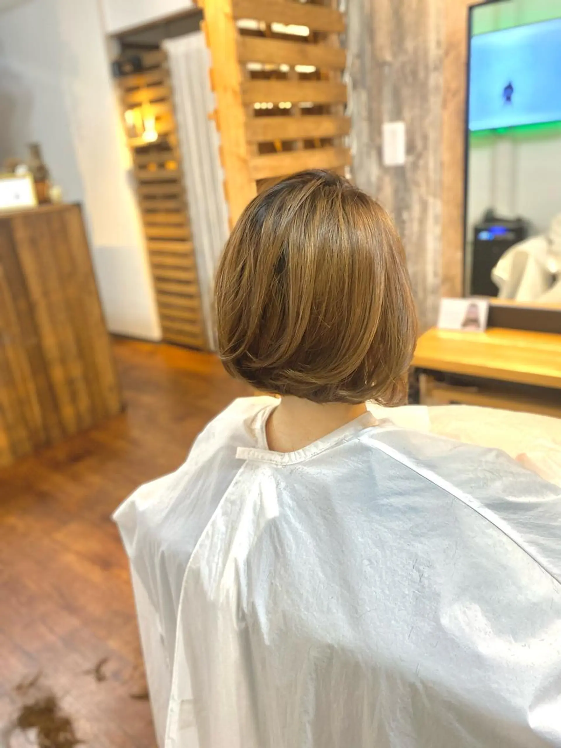 ショート ボブ 韓国風ヘア カット Luzir⭐︎ GEN⭐︎のヘアスタイル