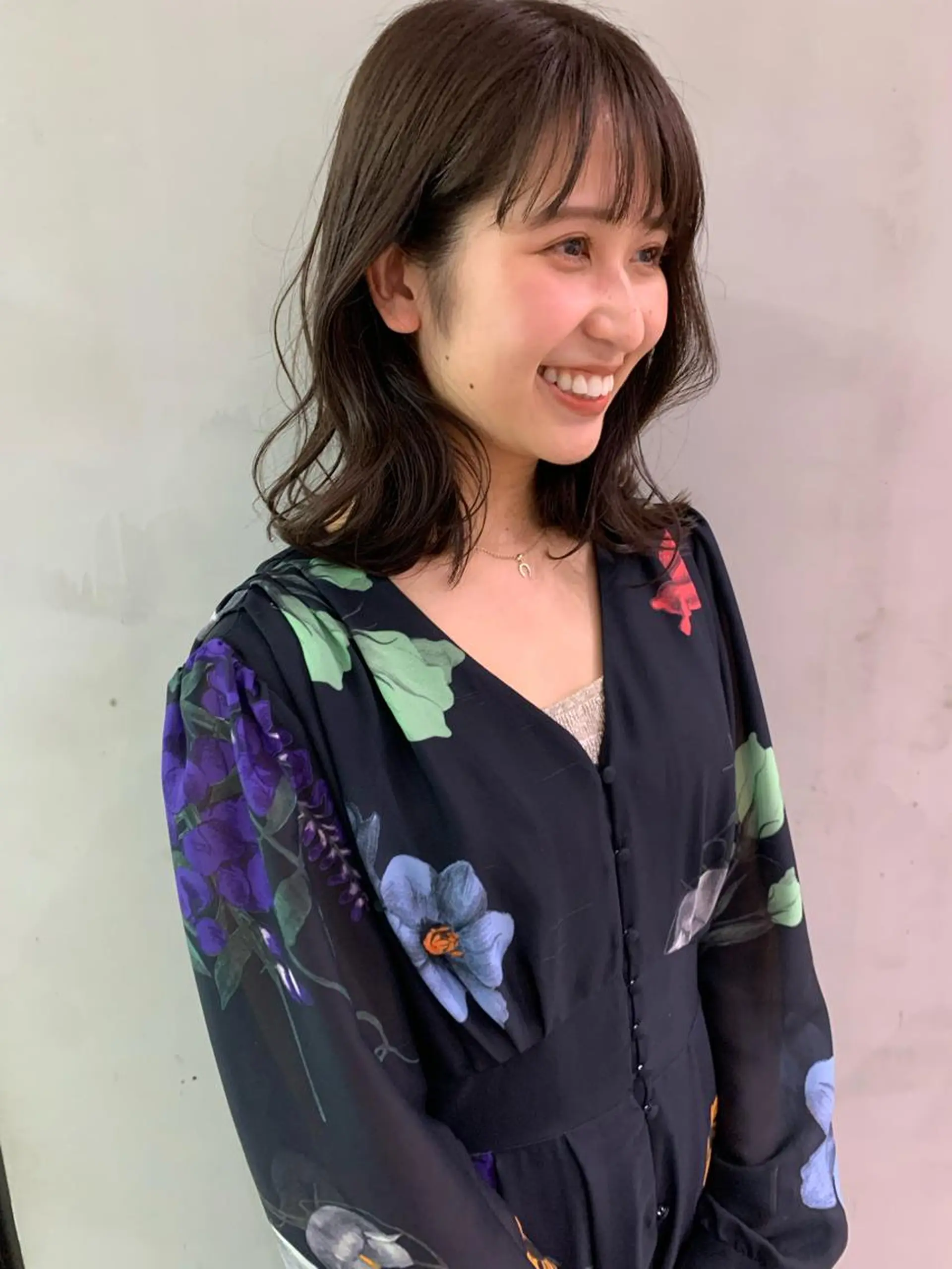 ミディアム yui .のヘアスタイル
