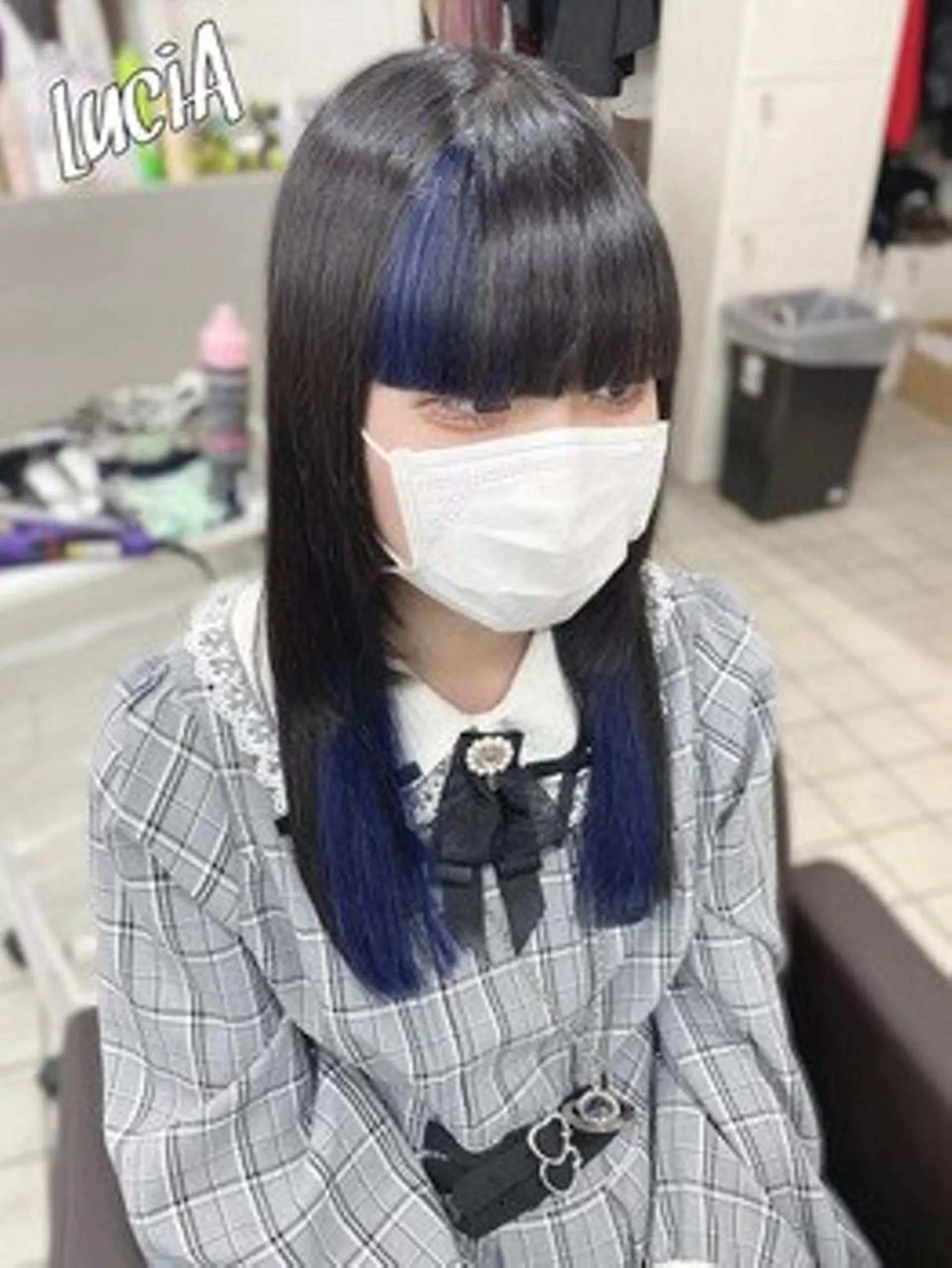 ヘアアレンジ ロング LuciA/エクステ カラーのヘアスタイル