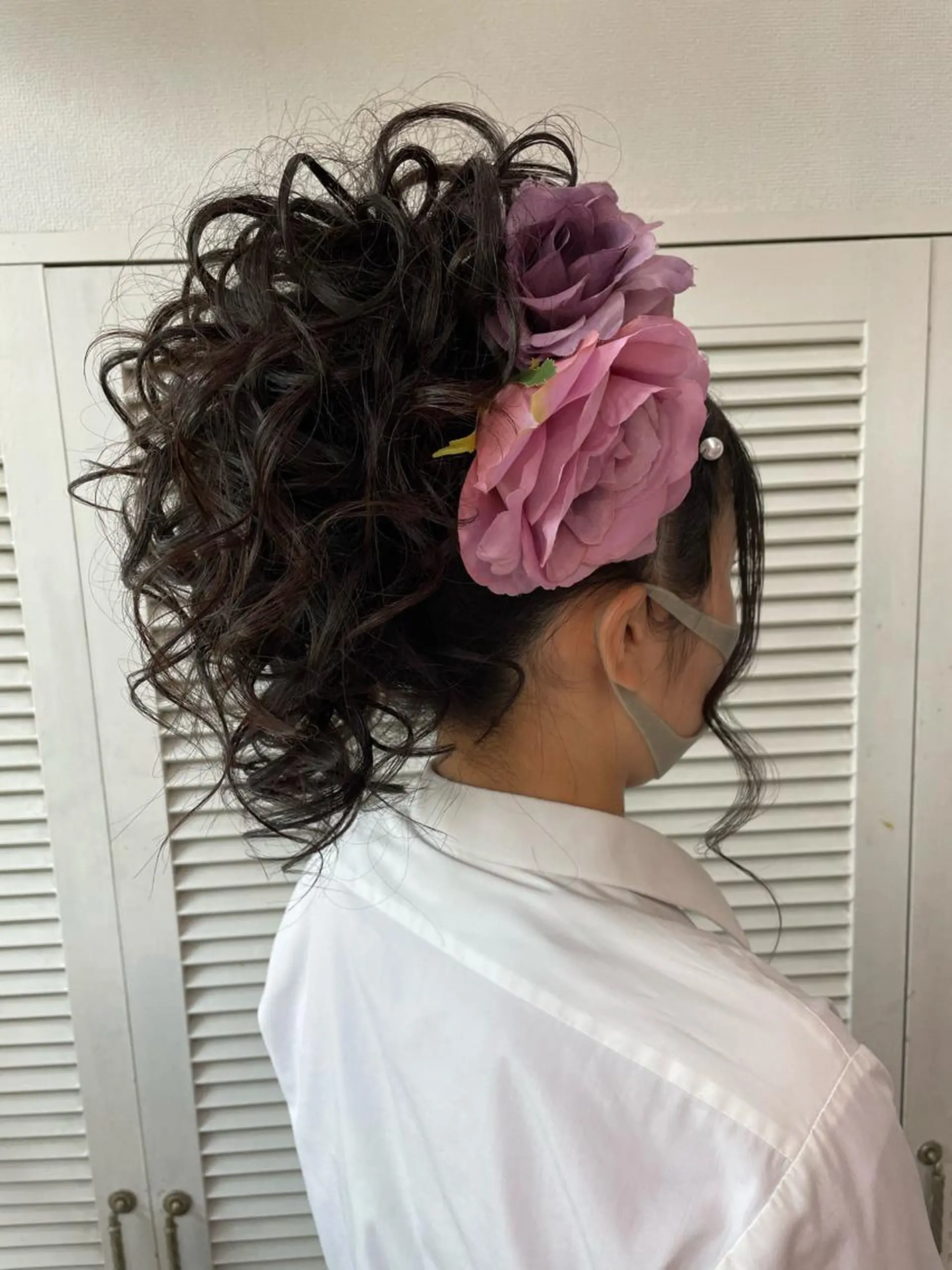 ロング 卒業式のヘアスタイル 学生 Hair&Make Nahoのマツエク・マツパデザイン