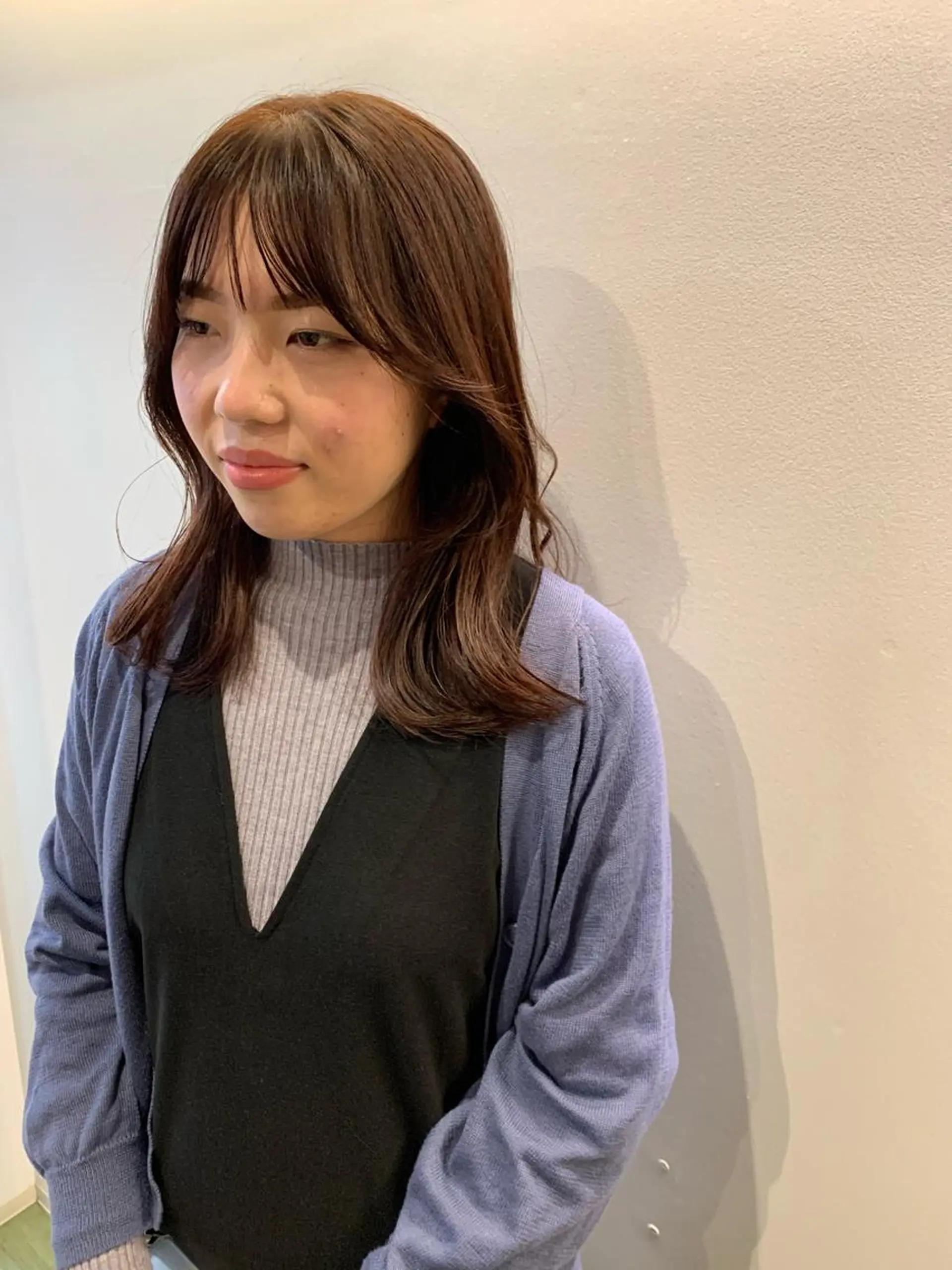 ロング カラー カット ヘアカラー SAKINO. ベージュカラーのヘアスタイル