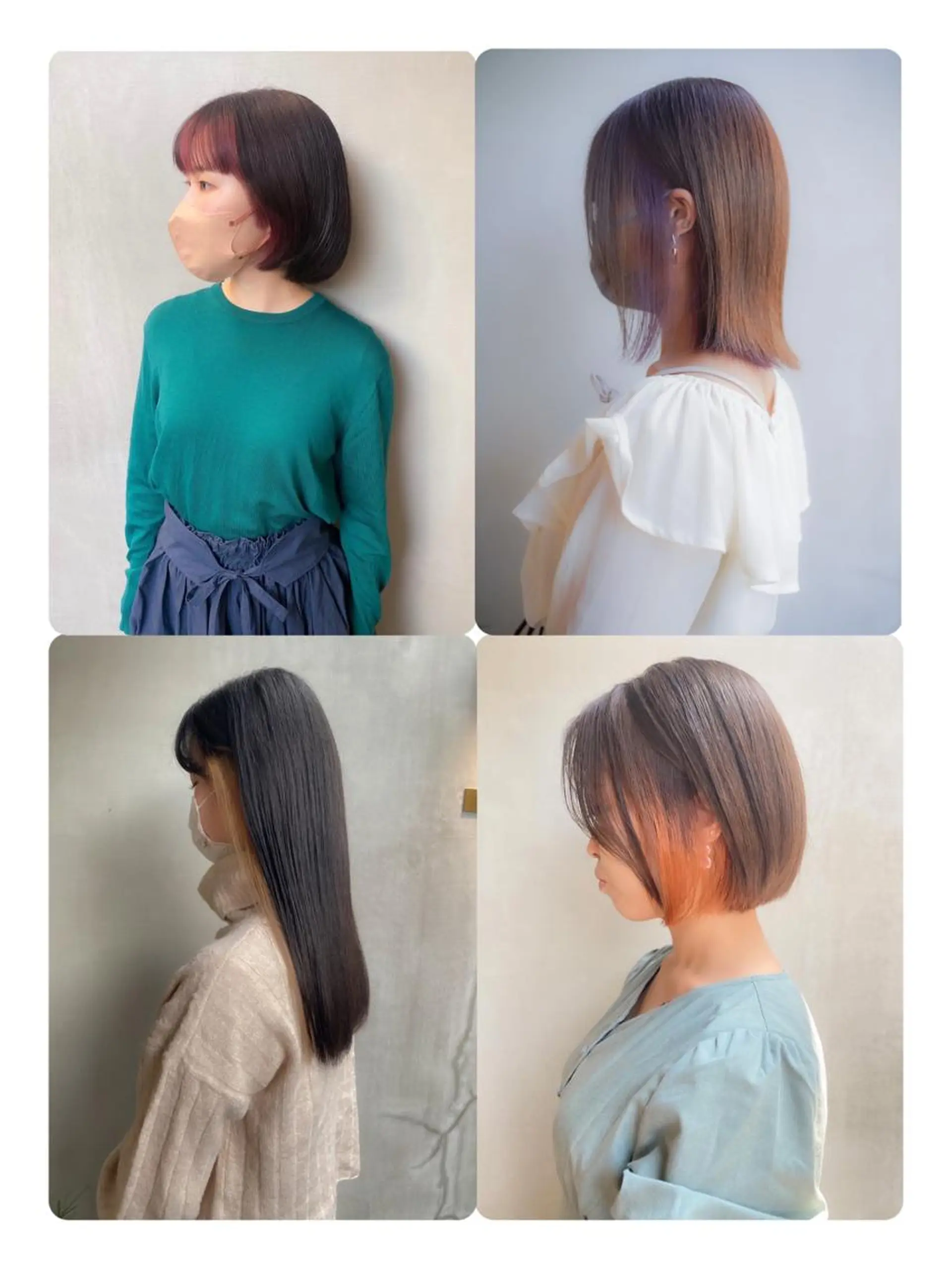 カラー インナーカラー ボブ 板谷みさき /似合わせBobのヘアスタイル