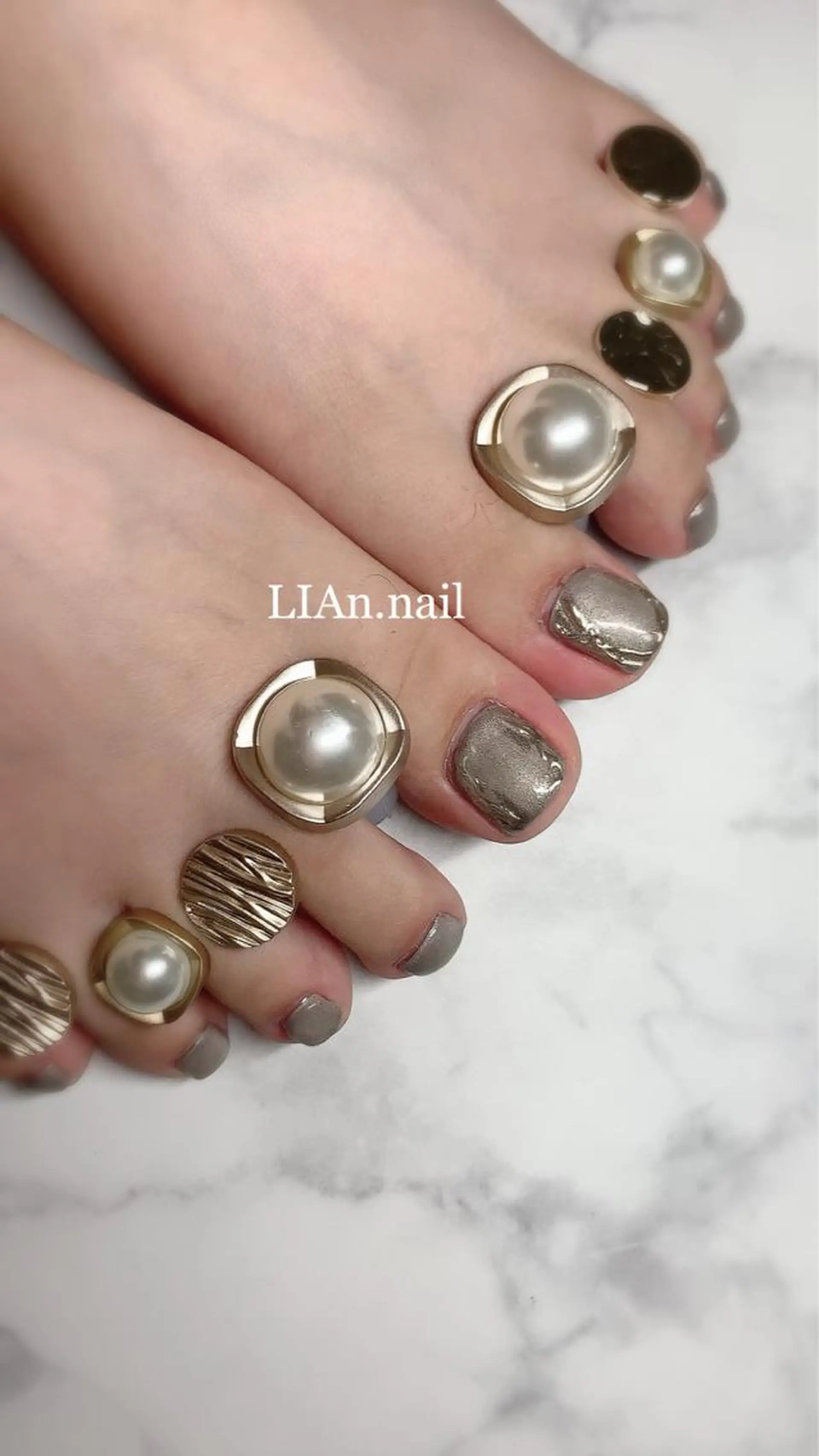 ネイル マグネットネイル Lian nailのネイルデザイン