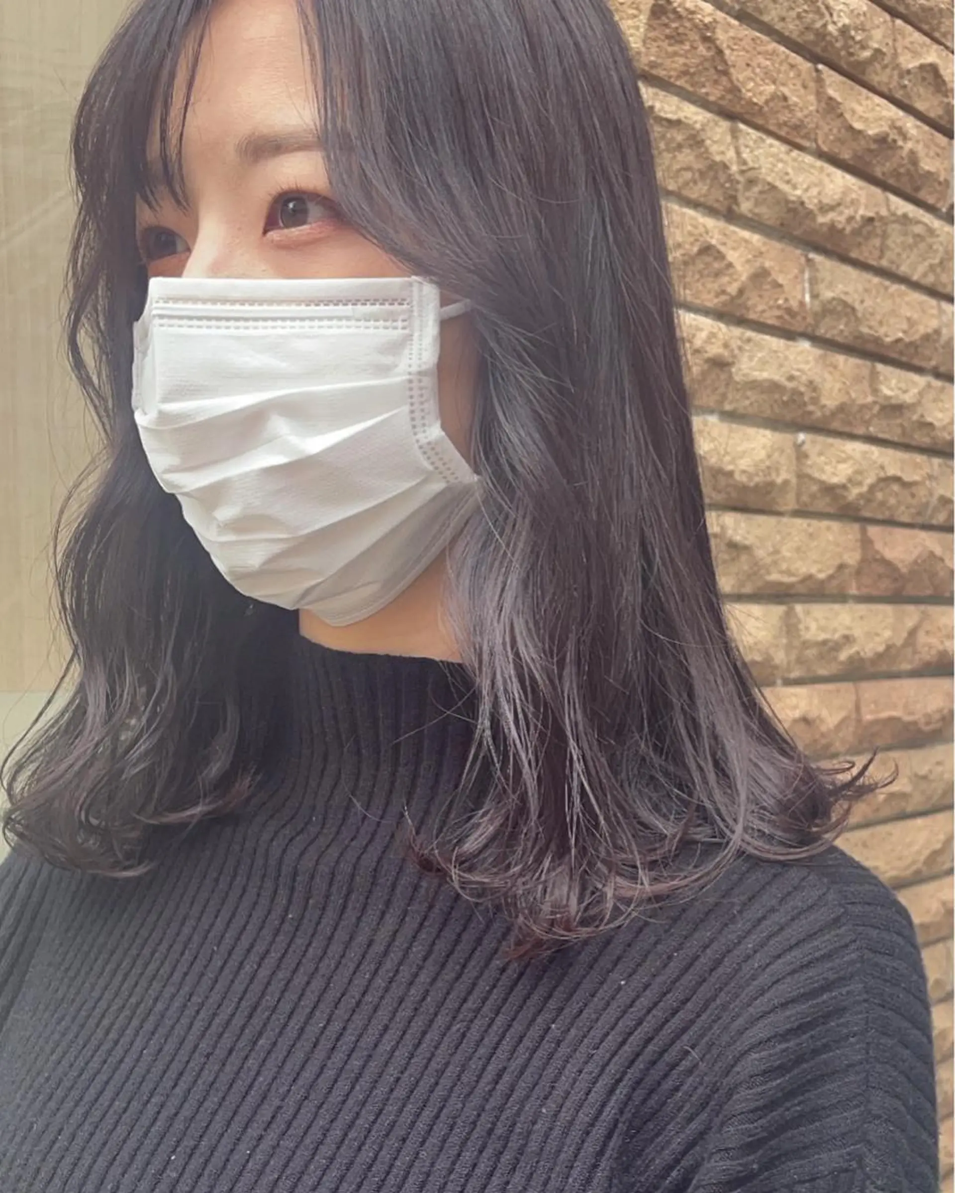 セミロング レイヤーカット/ 透明感カラーmikuのヘアスタイル