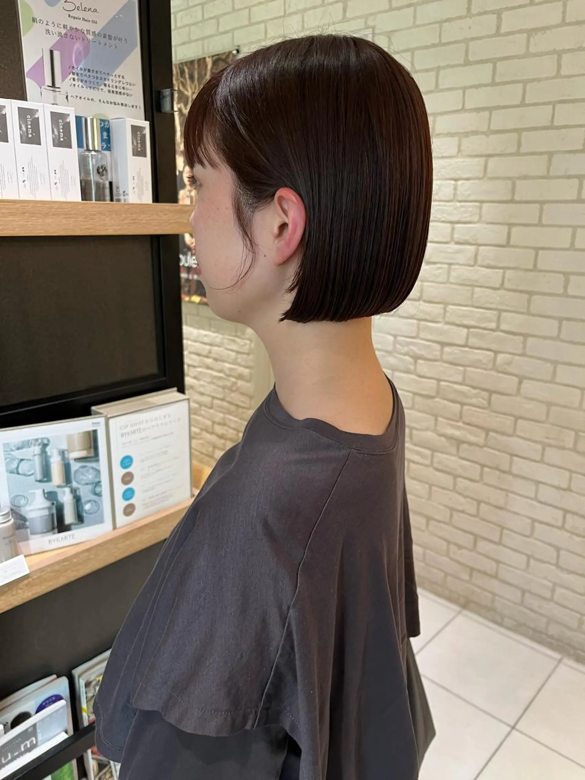 ミディアム カラー Sozo hair&make  Ginza所属・武樋 さやかのヘアスタイル