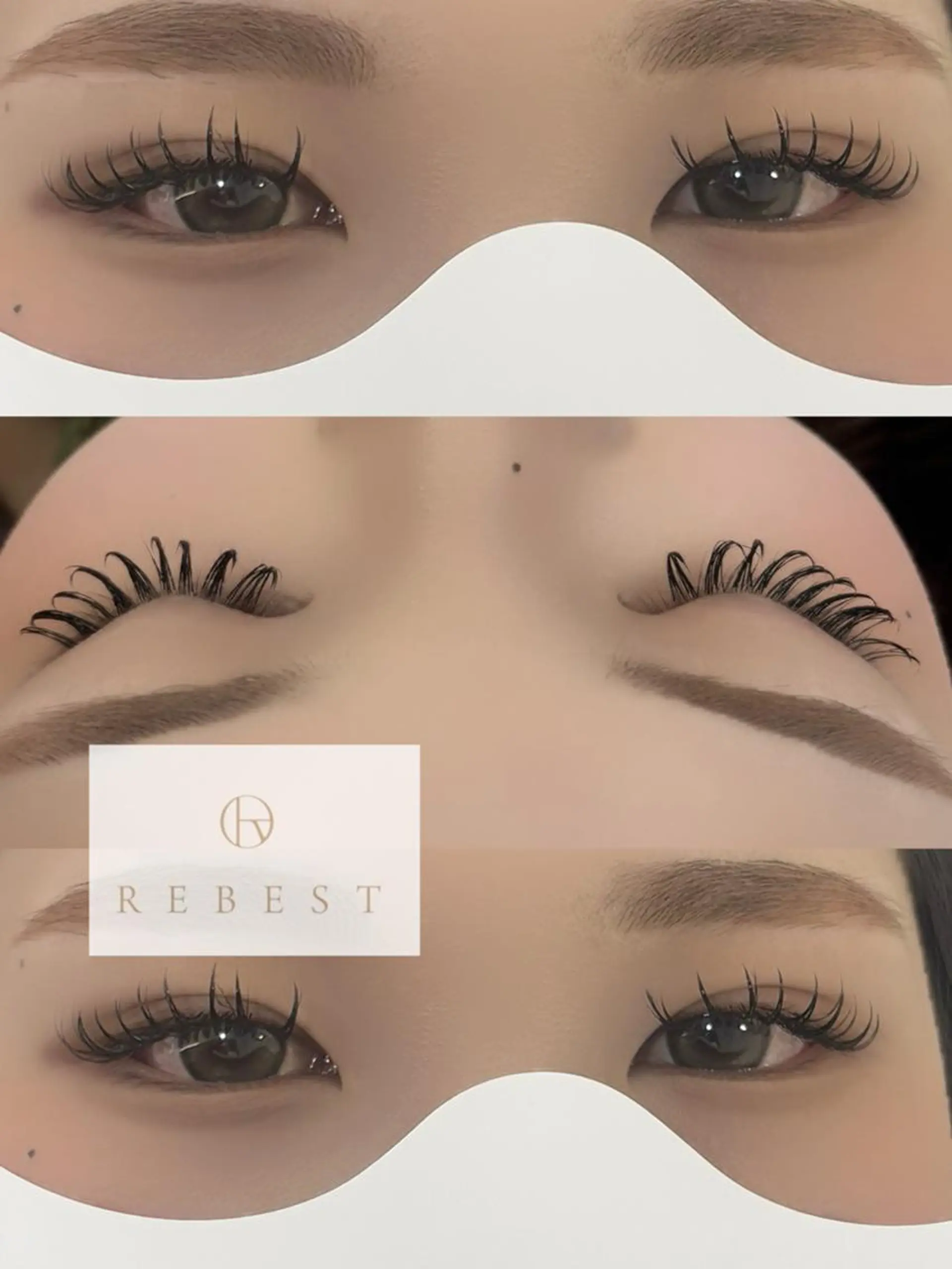 マツエク・マツパ ＲＥＢＥＳＴ ｅｙｅｌａｓｈのマツエク・マツパデザイン