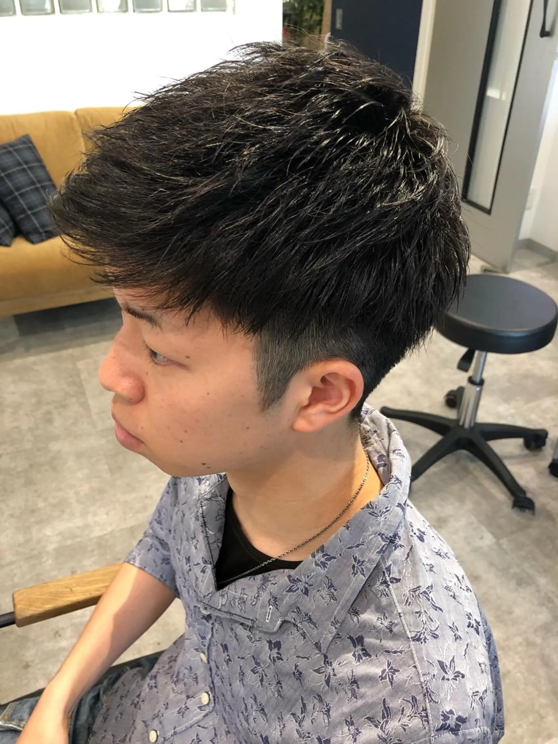 ショート メンズ 京都美容師 塩のヘアスタイル