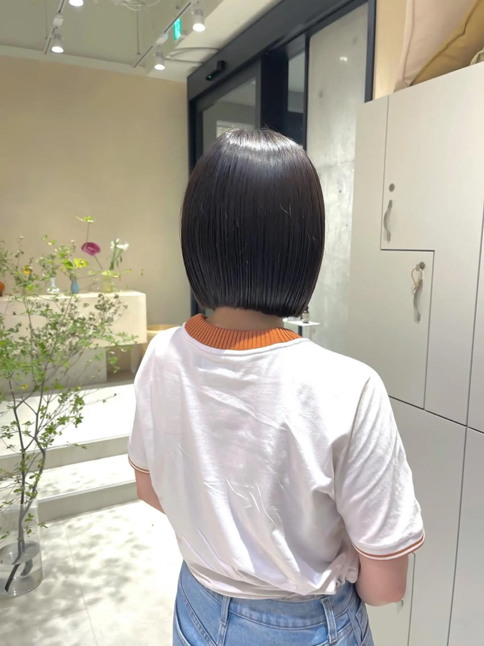 ショート カラー 透明感カラー オレンジ 髪質改善 トリートメント MURANAKA RYOのヘアスタイル