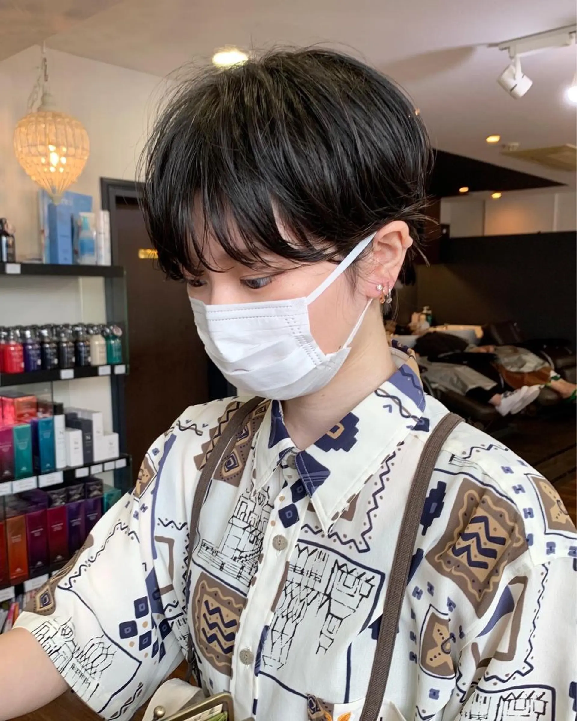 ショート 縮毛矯正/ショート/ レイヤー/畑中正敏のヘアスタイル