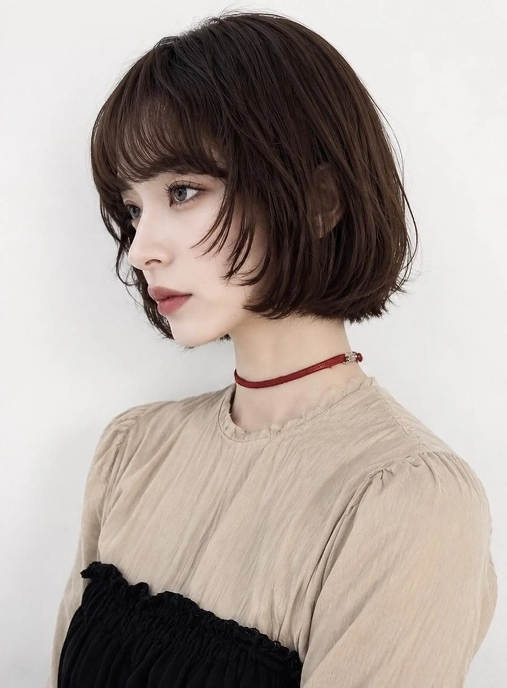 カラー ミディアム 切りっぱなしボブ アディクシーカラー ボブ その他 ダメージレス コバヤシ ヒロヒトのその他イメージ
