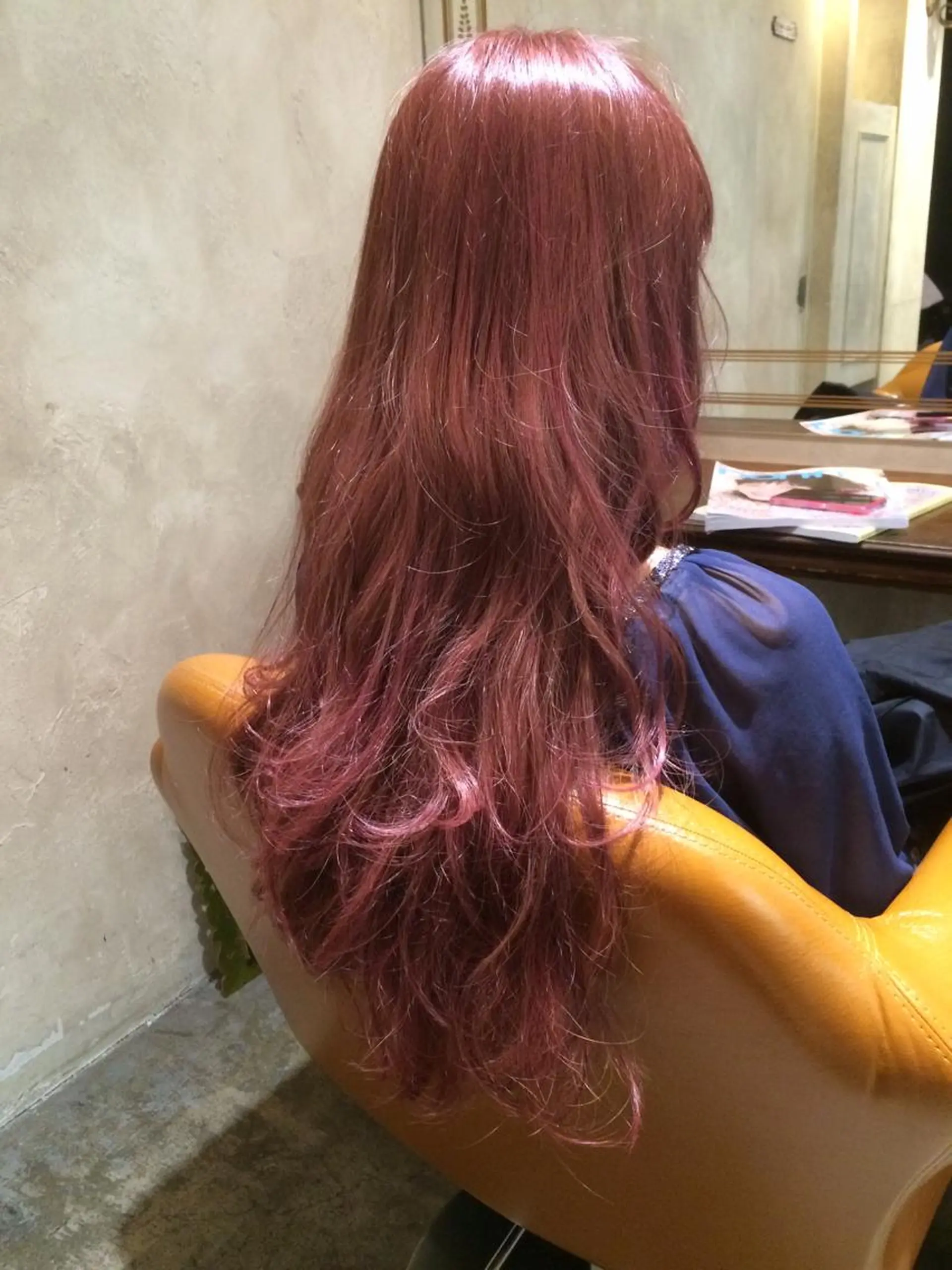 ロング カラー ダブルカラー サロンドミルク 原宿のヘアスタイル