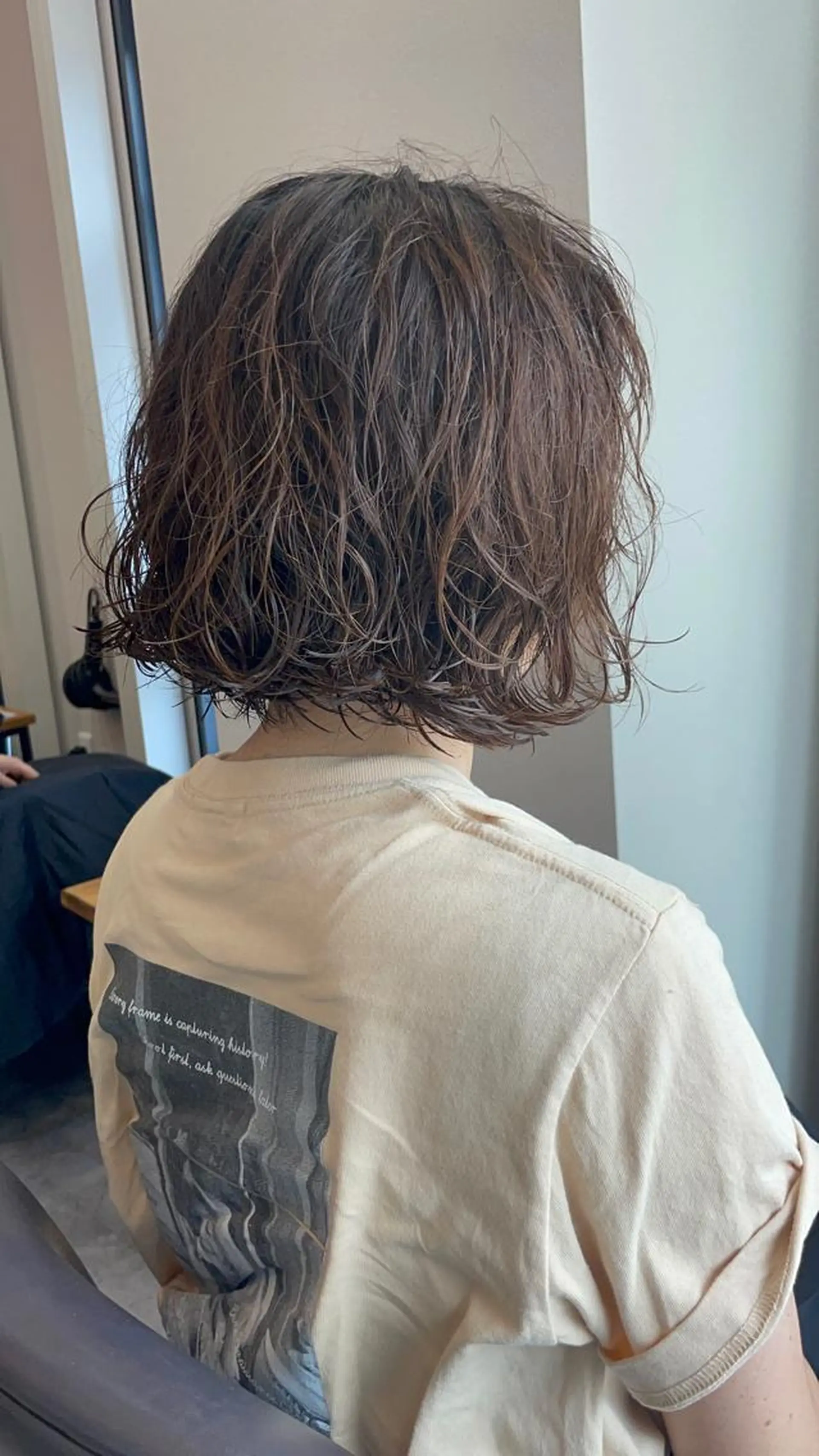 ショート パーマ カット パーマ ボブ/髪質改善/ soiナカジママドリのヘアスタイル