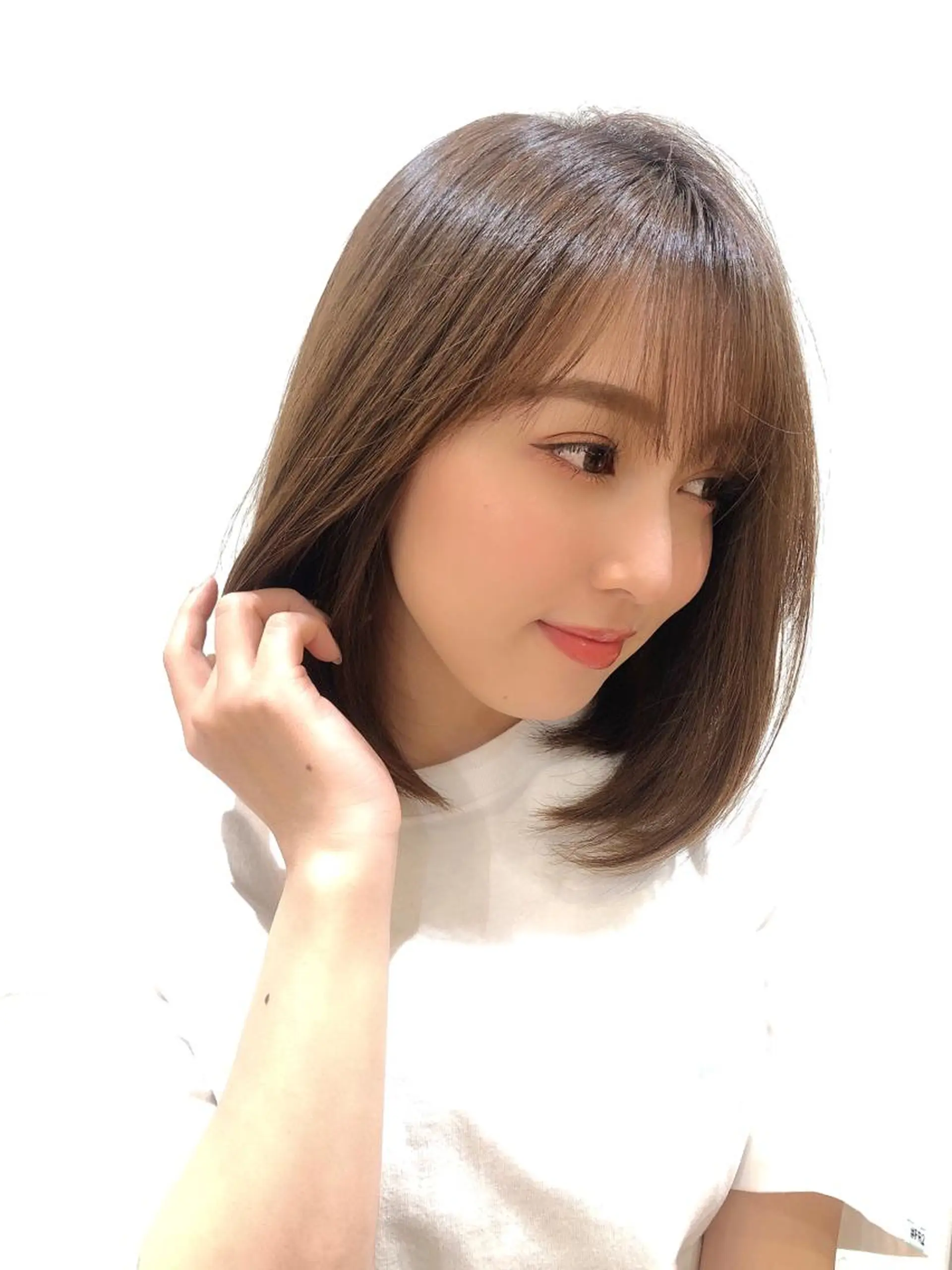 ミディアム カラー パーマ ヘアカラー トリートメント ヘアセット Londideal 高橋ヒロシのヘアスタイル