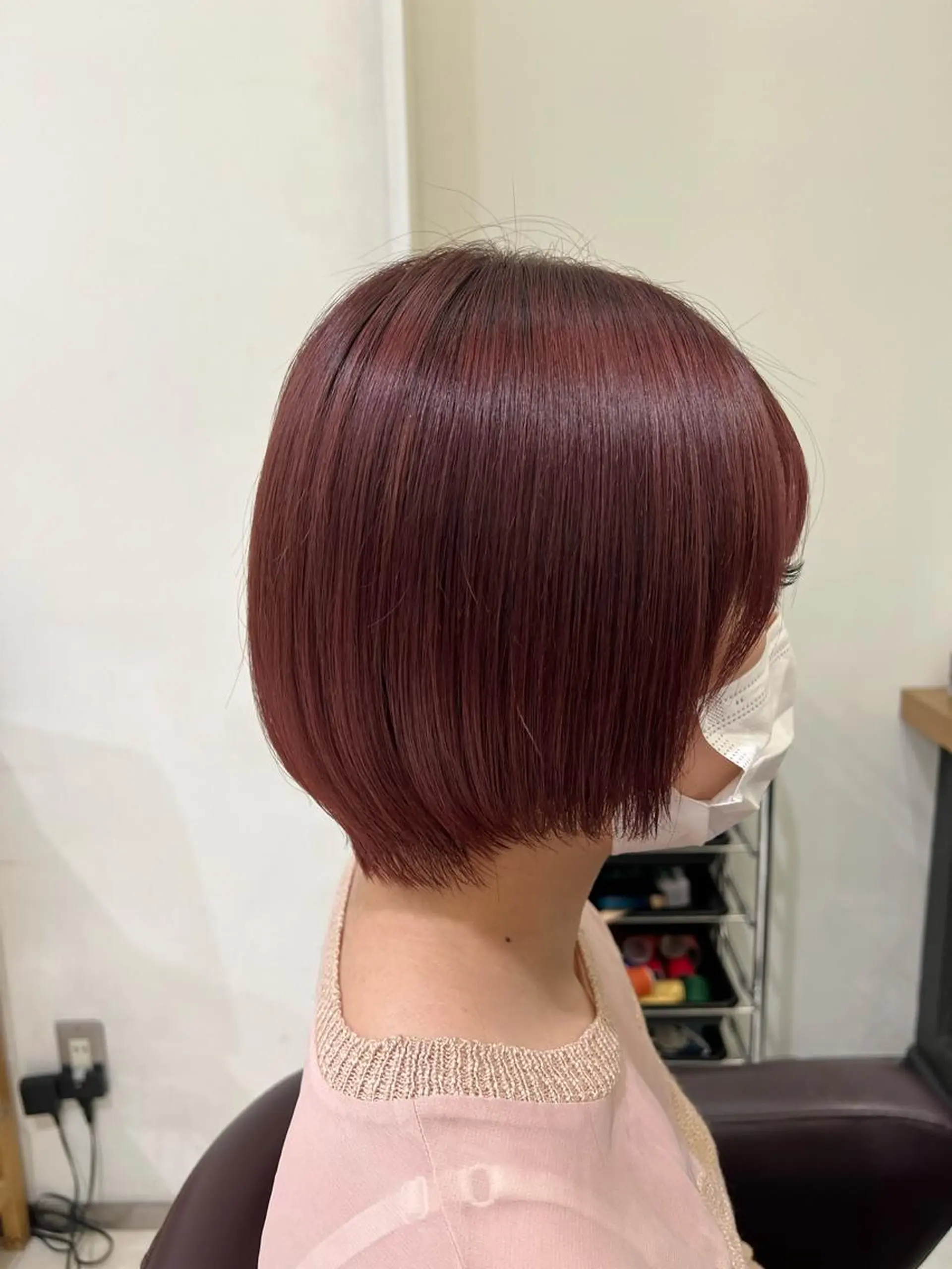 ショート 原田 紗莉奈のヘアスタイル