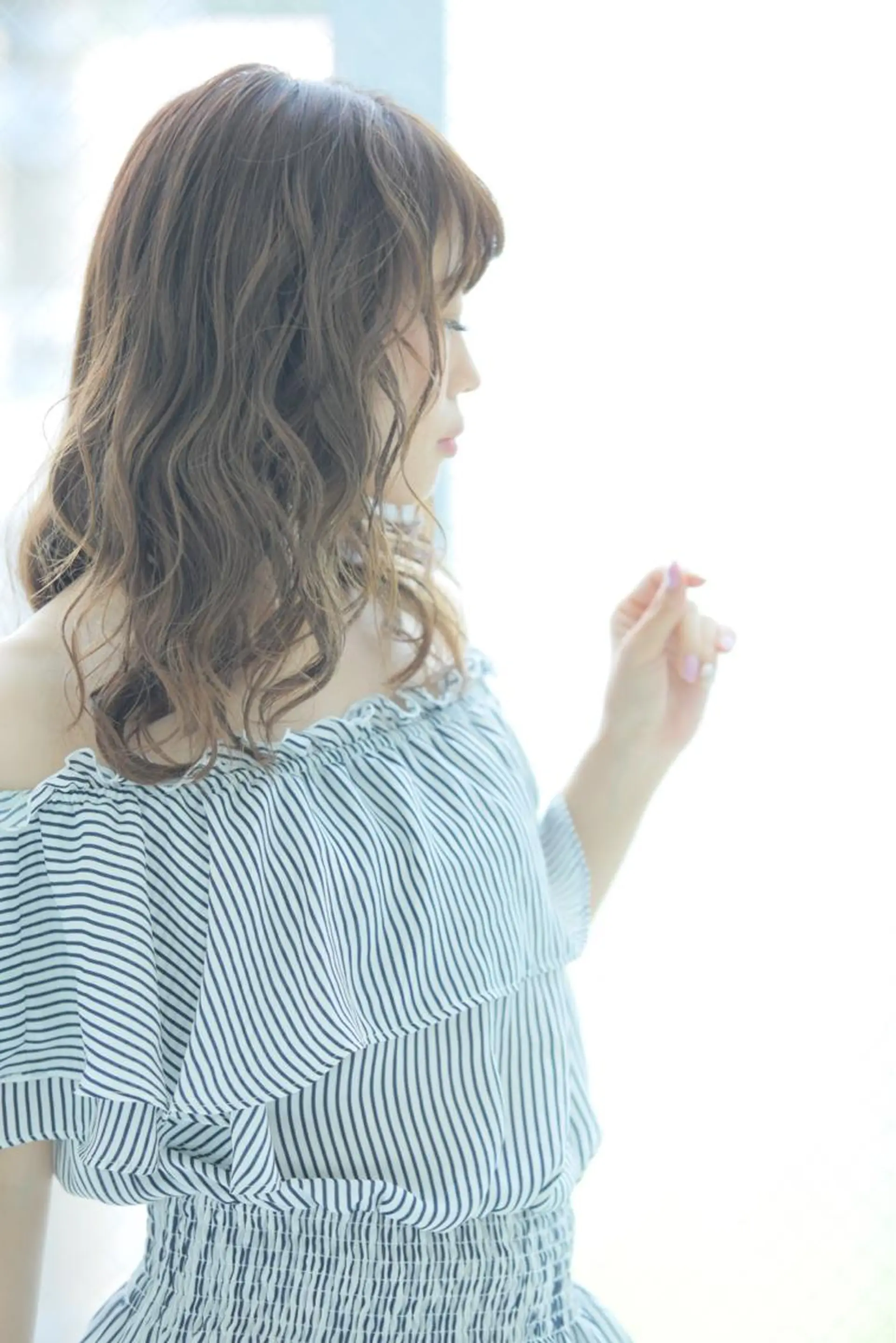 ロング カラー グレージュ ヘアカラー トリートメント 髪質改善/美髪矯 正ヤマモトハルキのヘアスタイル