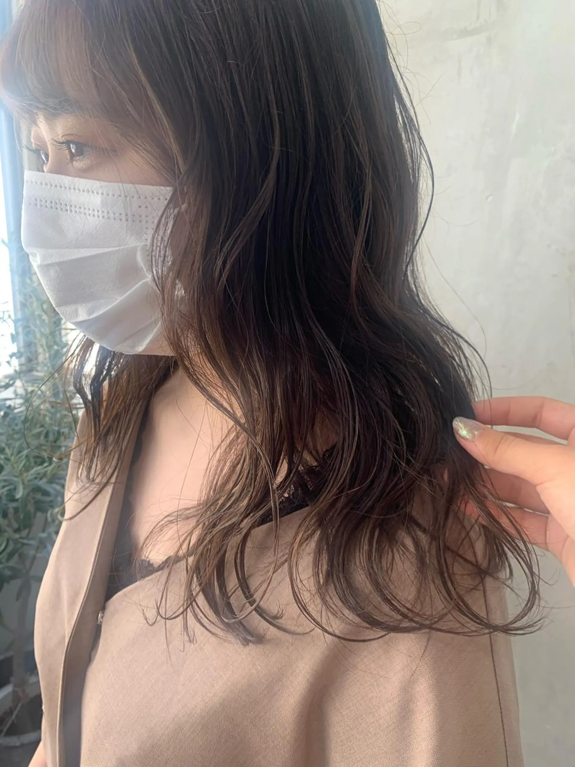 カラー AO所属・RISAKO 艶髪モテヘア🎀府中のヘアスタイル