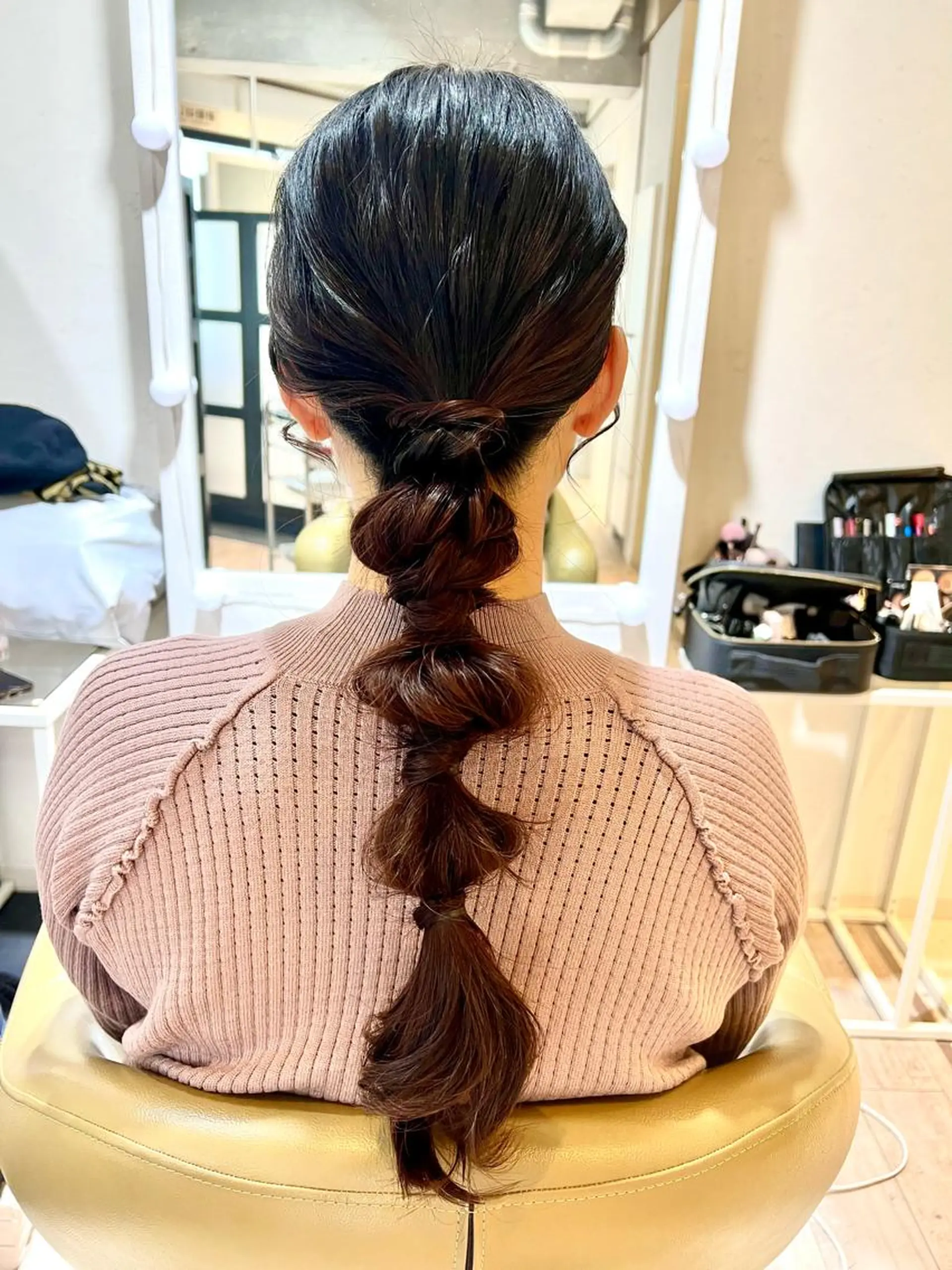 ロング ヘアアレンジ 人見知りさんでも安心 奥田 里佳子のヘアスタイル