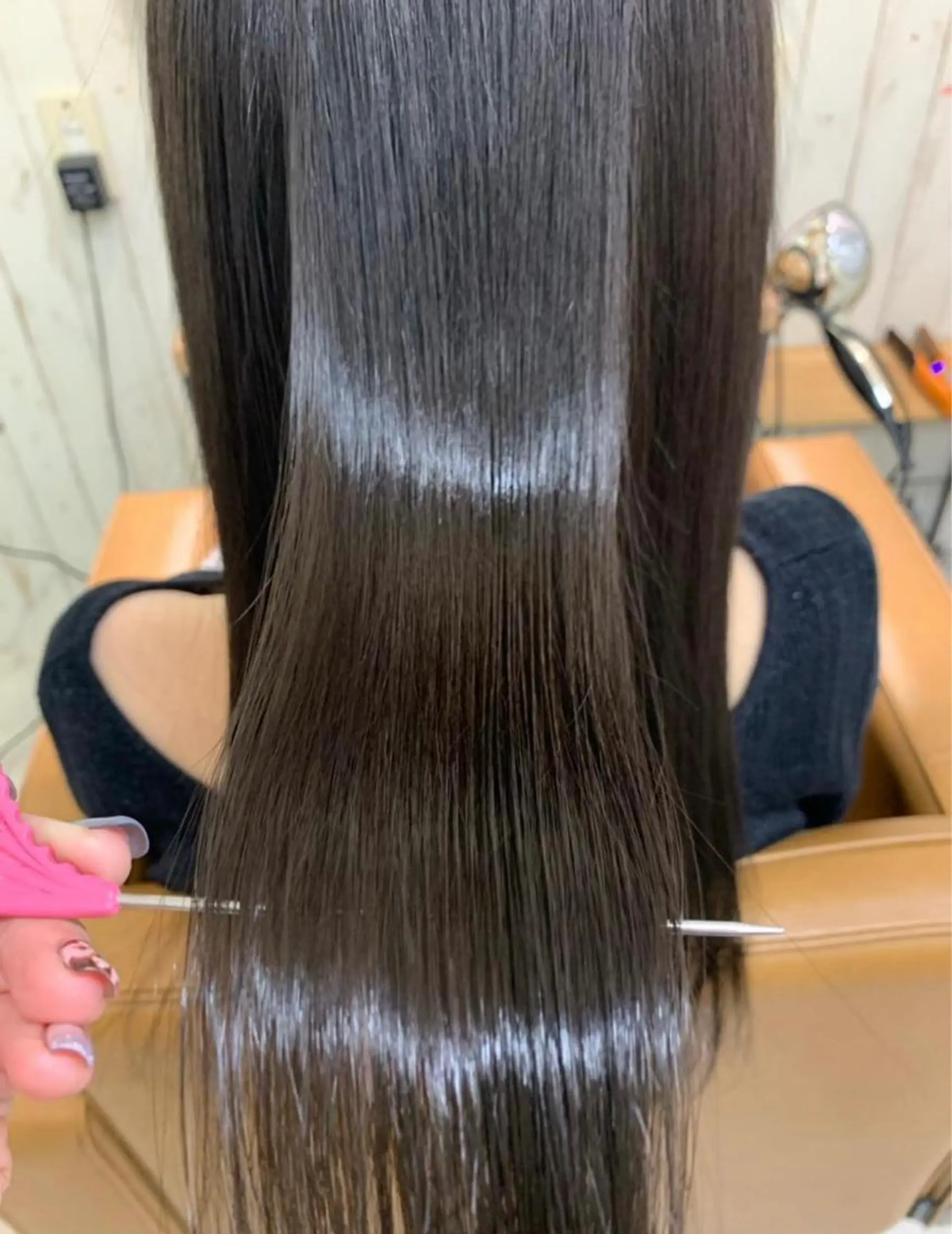 ロング レイヤーカットモデル 募集中🫧中山理央のヘアスタイル