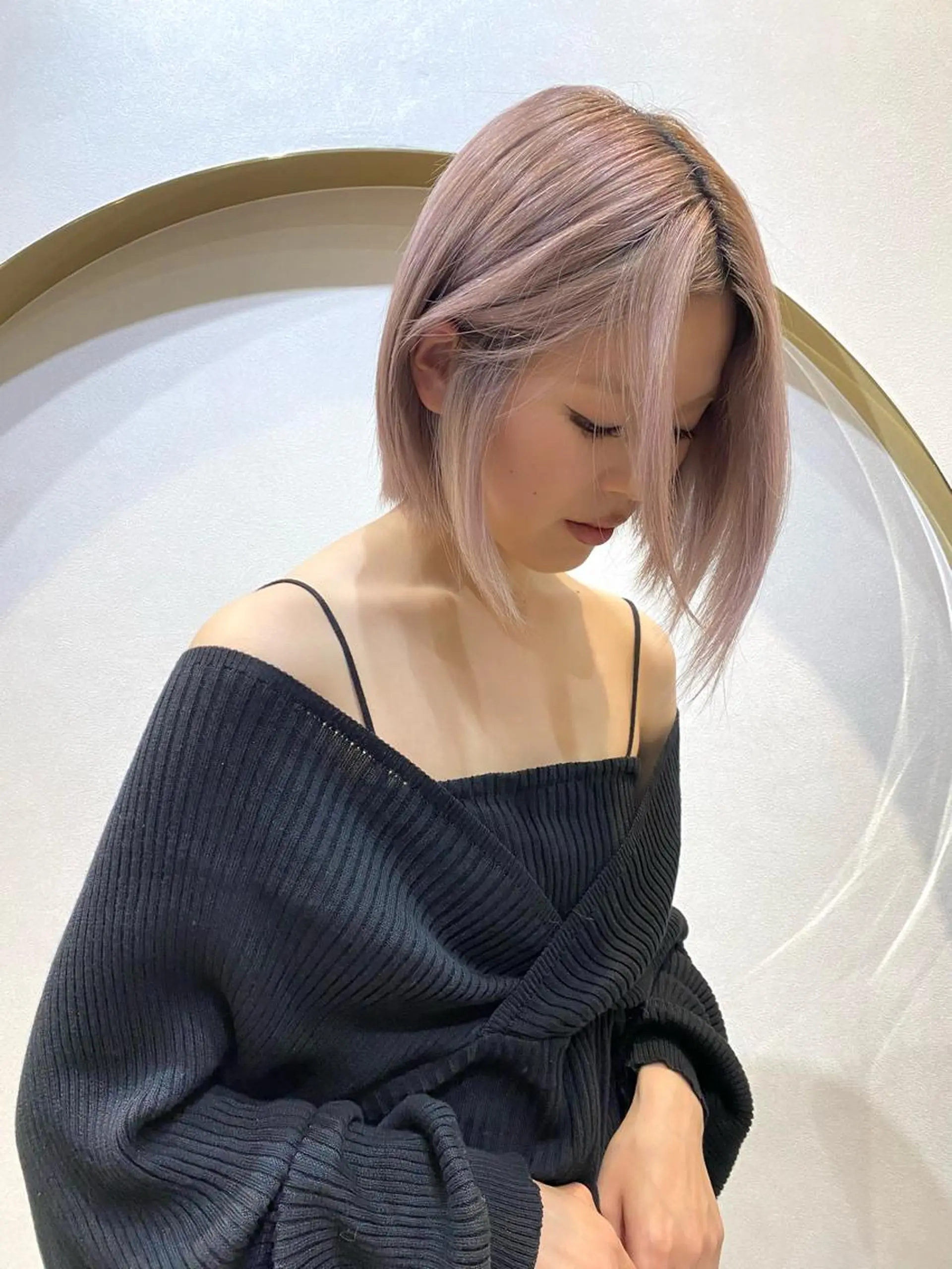 ショート カラー ヘアカラー トリートメント 心斎橋ヘアカラー 海外ﾚｲﾔｰ/マリナのヘアスタイル