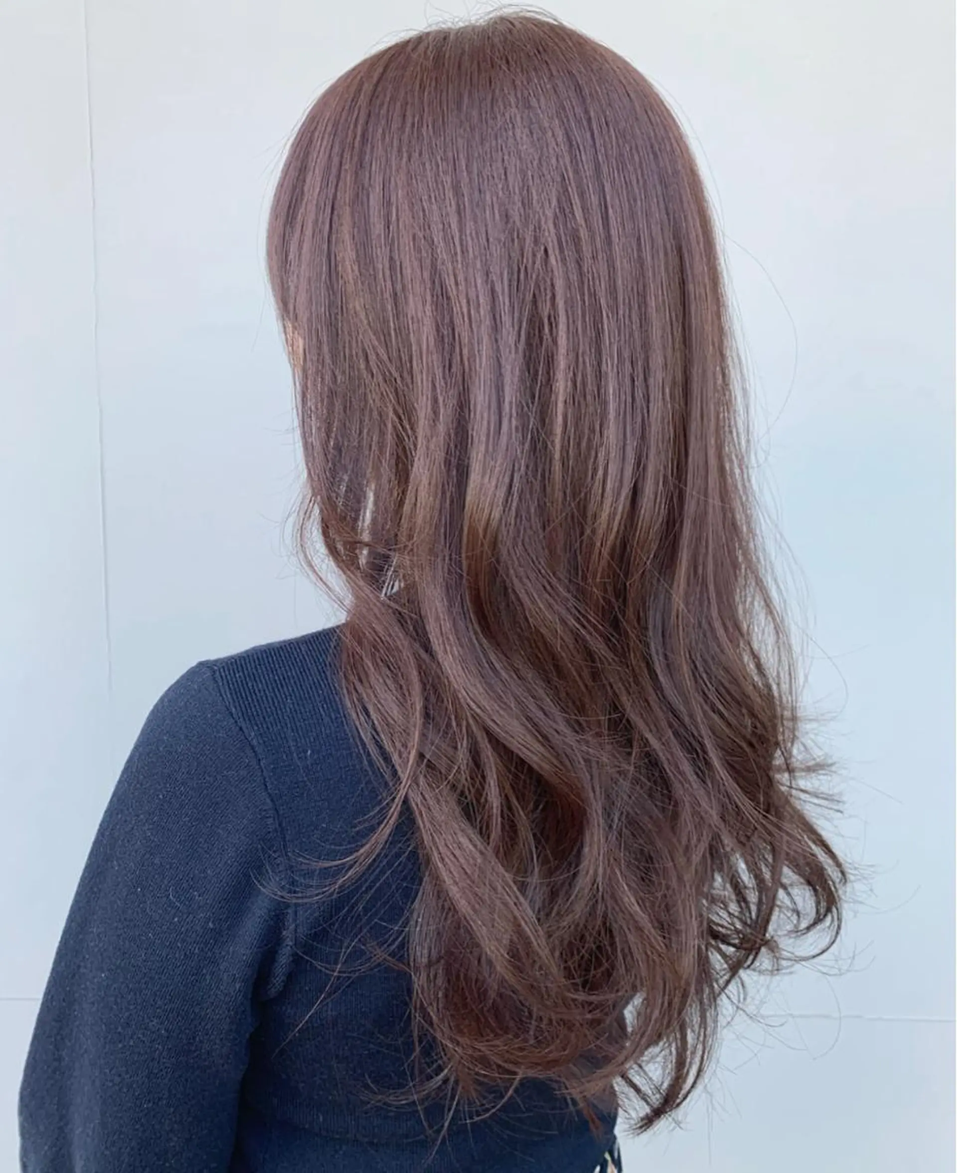 ロング カラー ピンクカラー hub hair レイヤー/透明感のヘアスタイル