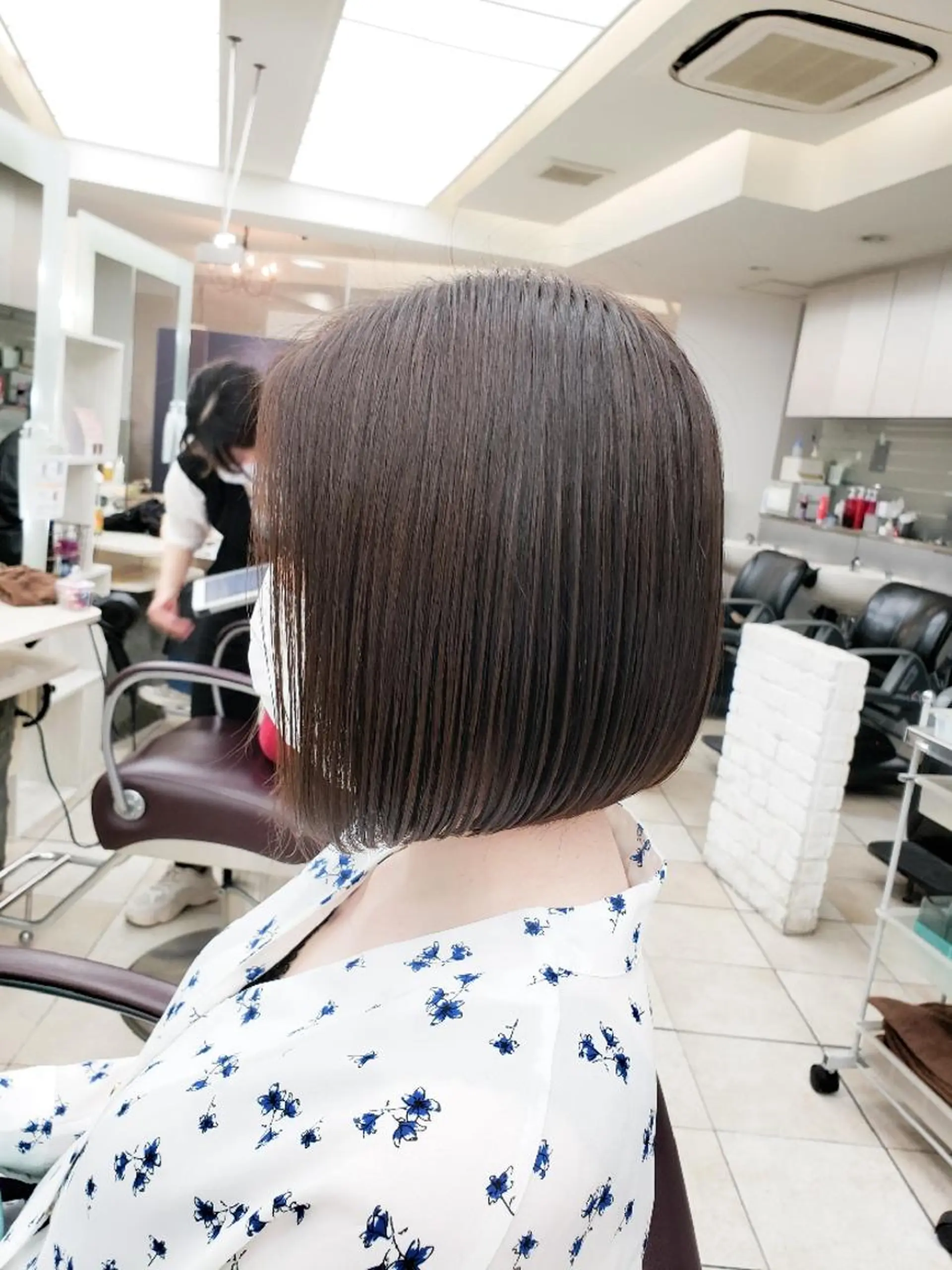 ショート カラー イルミナカラー 髪質改善 似合わせカット 縮毛矯正 トリートメント ボブ・ロブ　福田 泰久✂️✨のヘアスタイル