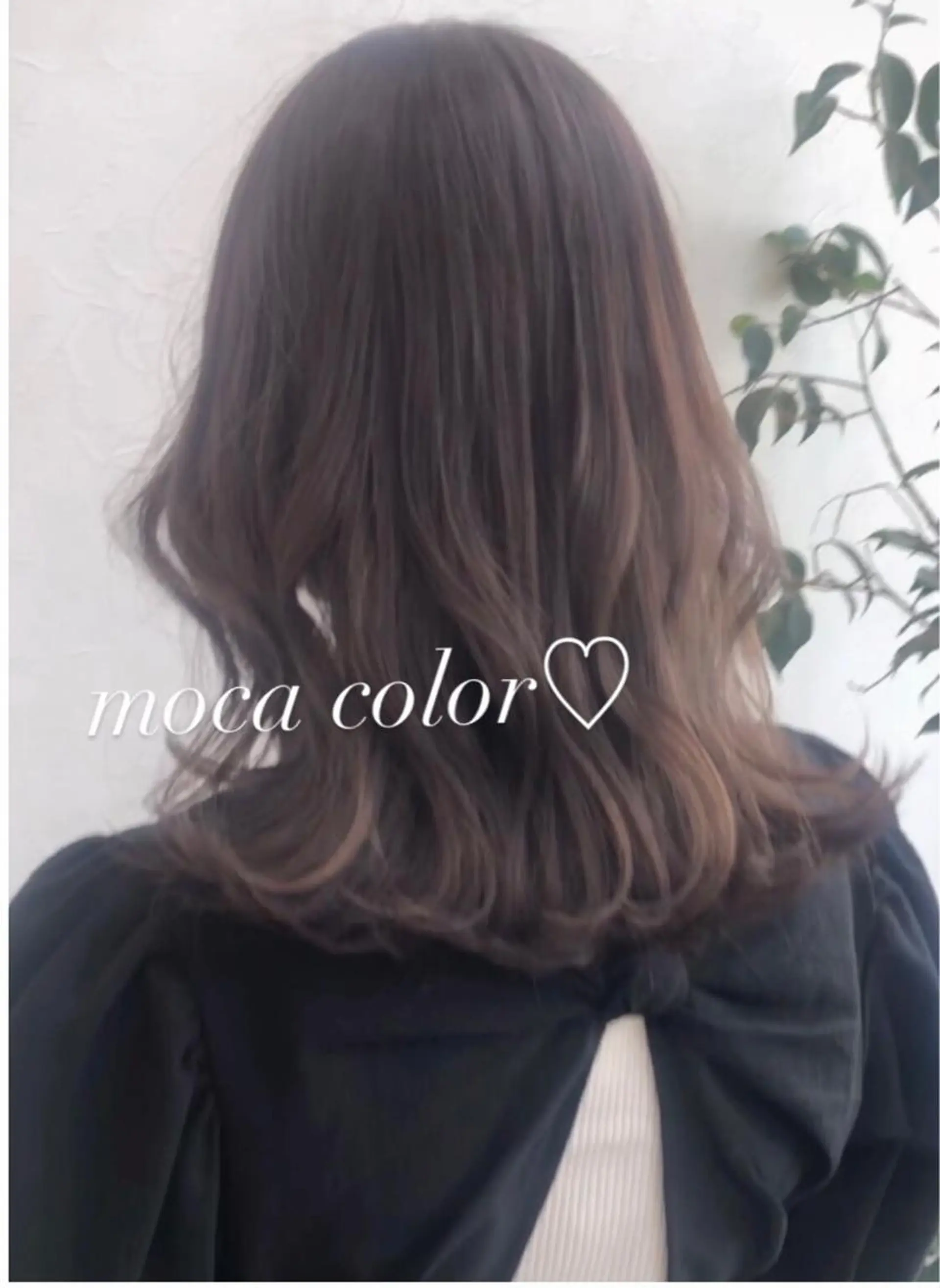 ミディアム カラー nakahara madokaのヘアスタイル