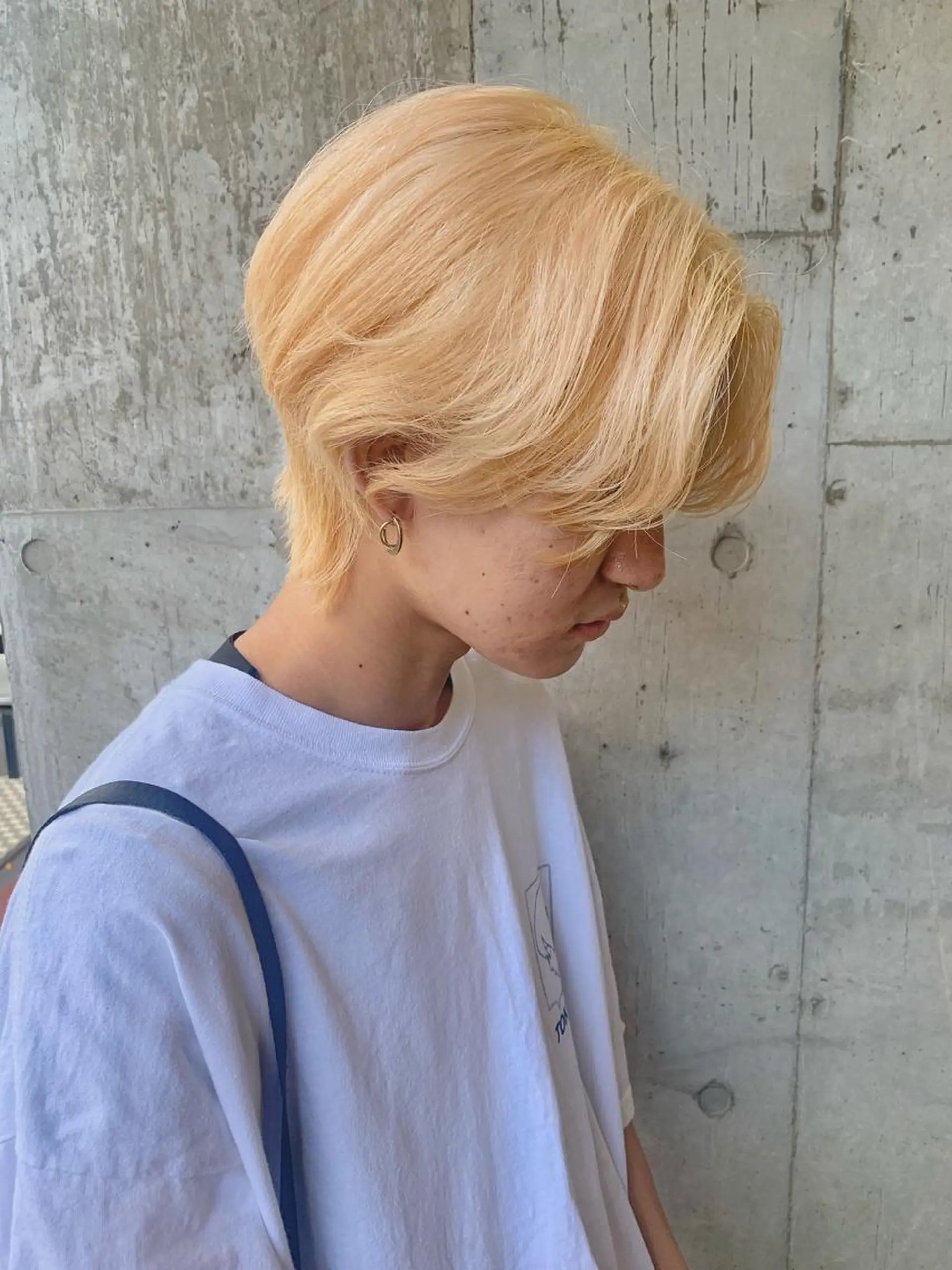 ショート カット ヘアカラー ハイトーンNo.1✨ パーマ✨イマイタツヤのヘアスタイル