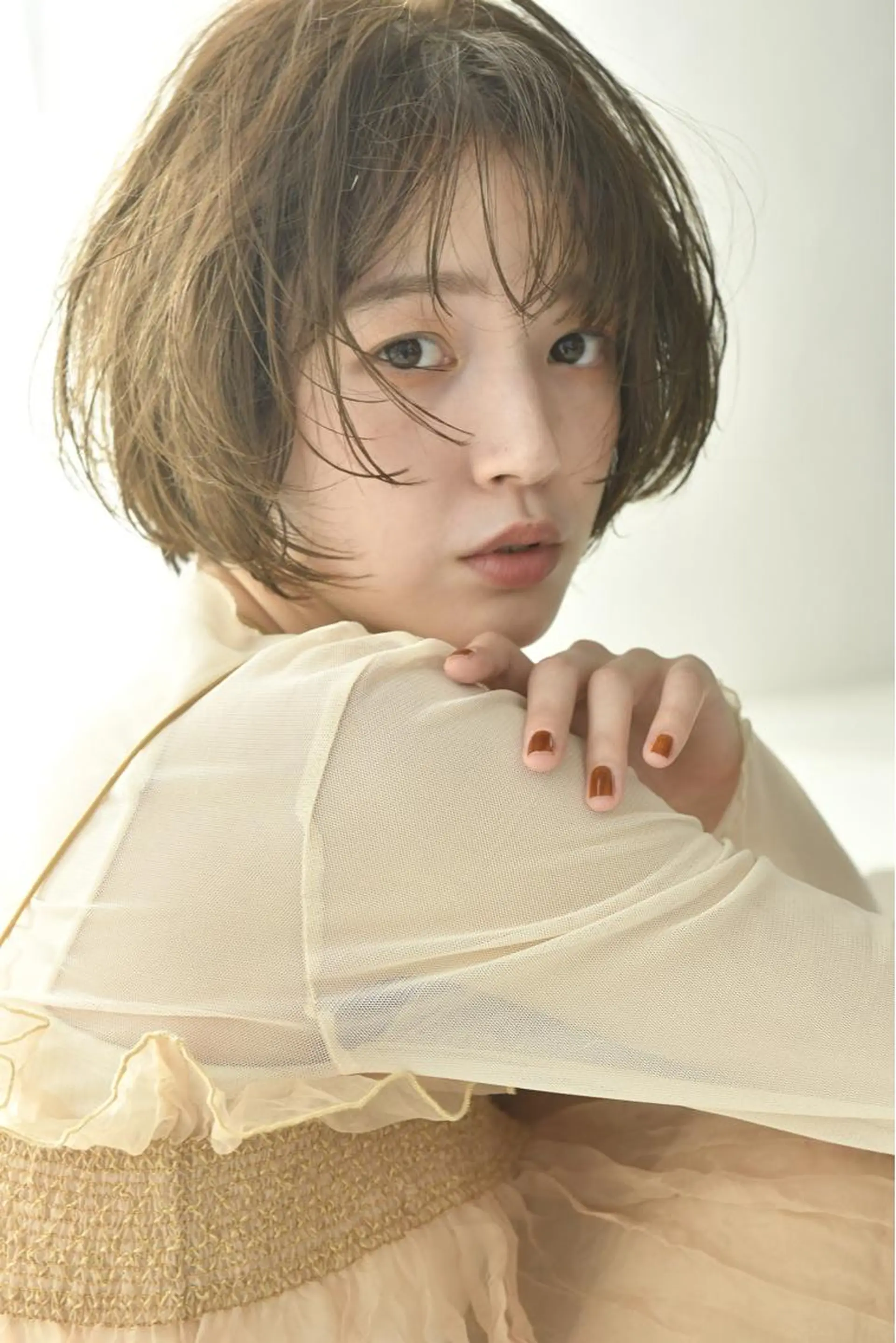 ショート 半田 瑠衣のヘアスタイル