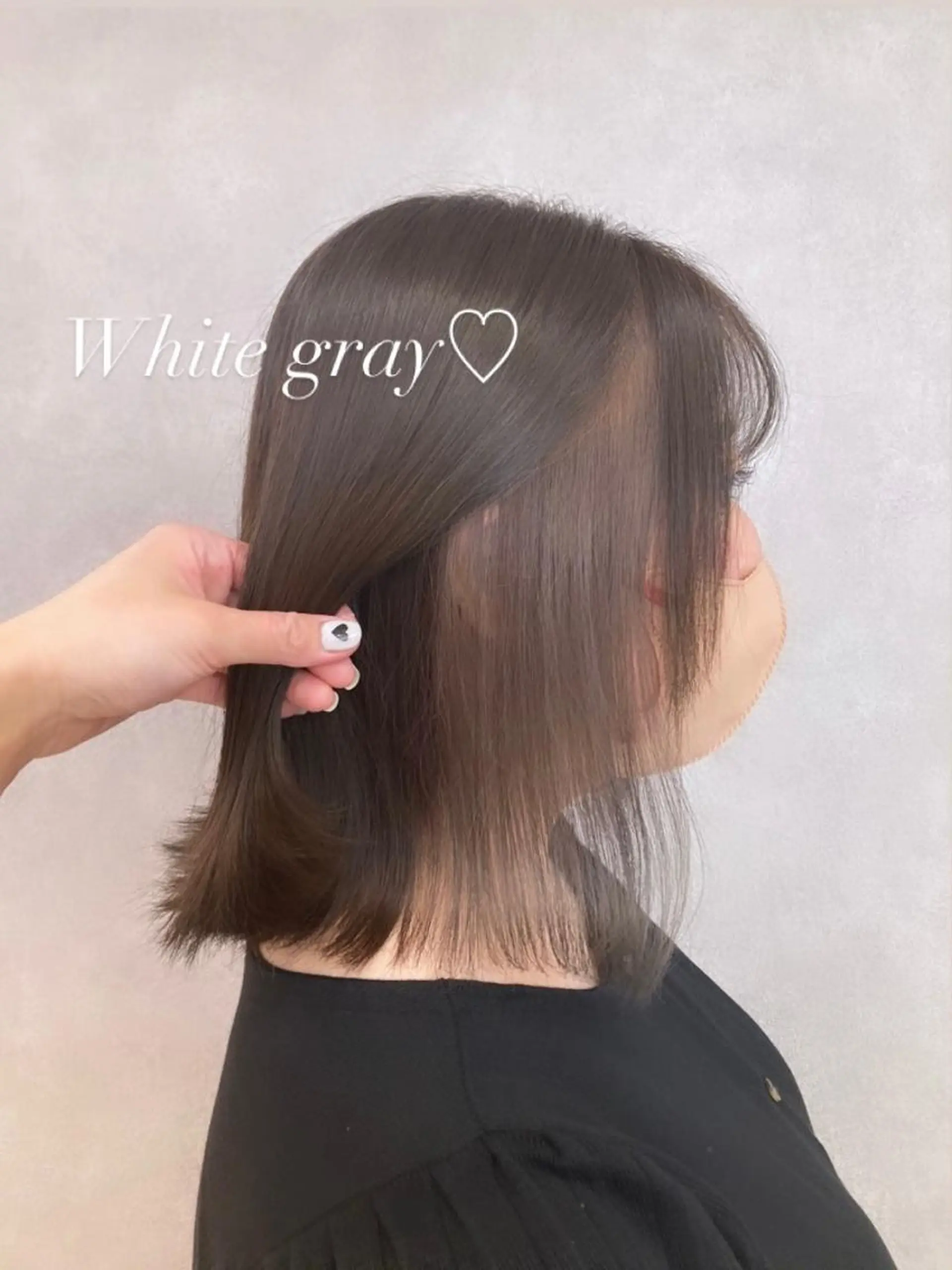 セミロング カラー インナーカラー カット ヘアカラー トリートメント 🩷韓国ヘア/ヨシン モリ🩷Maikaのヘアスタイル