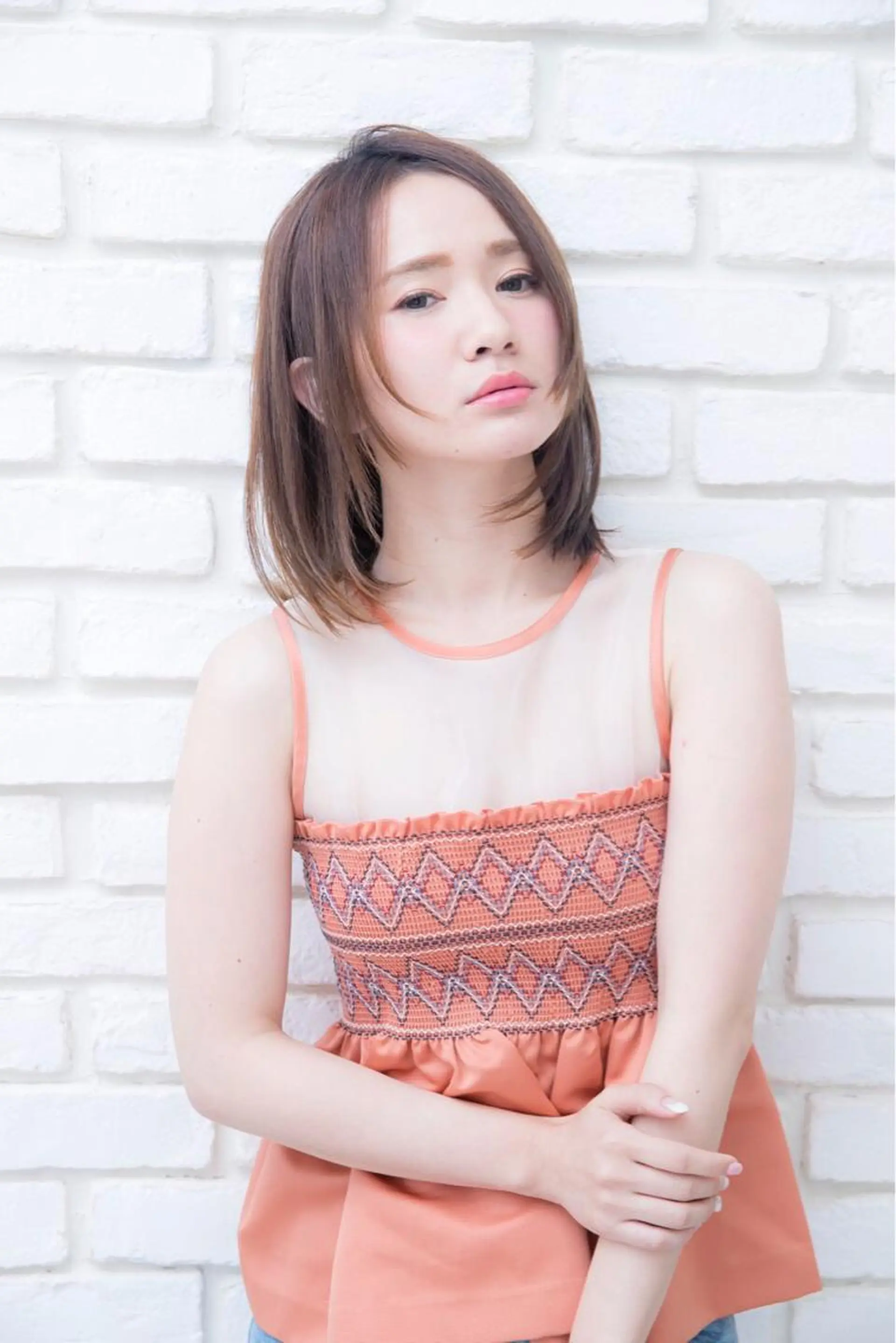 ミディアム ✨艶感/透け感✨Sherry所属・艶髪/ハイトーン Sherryのヘアスタイル