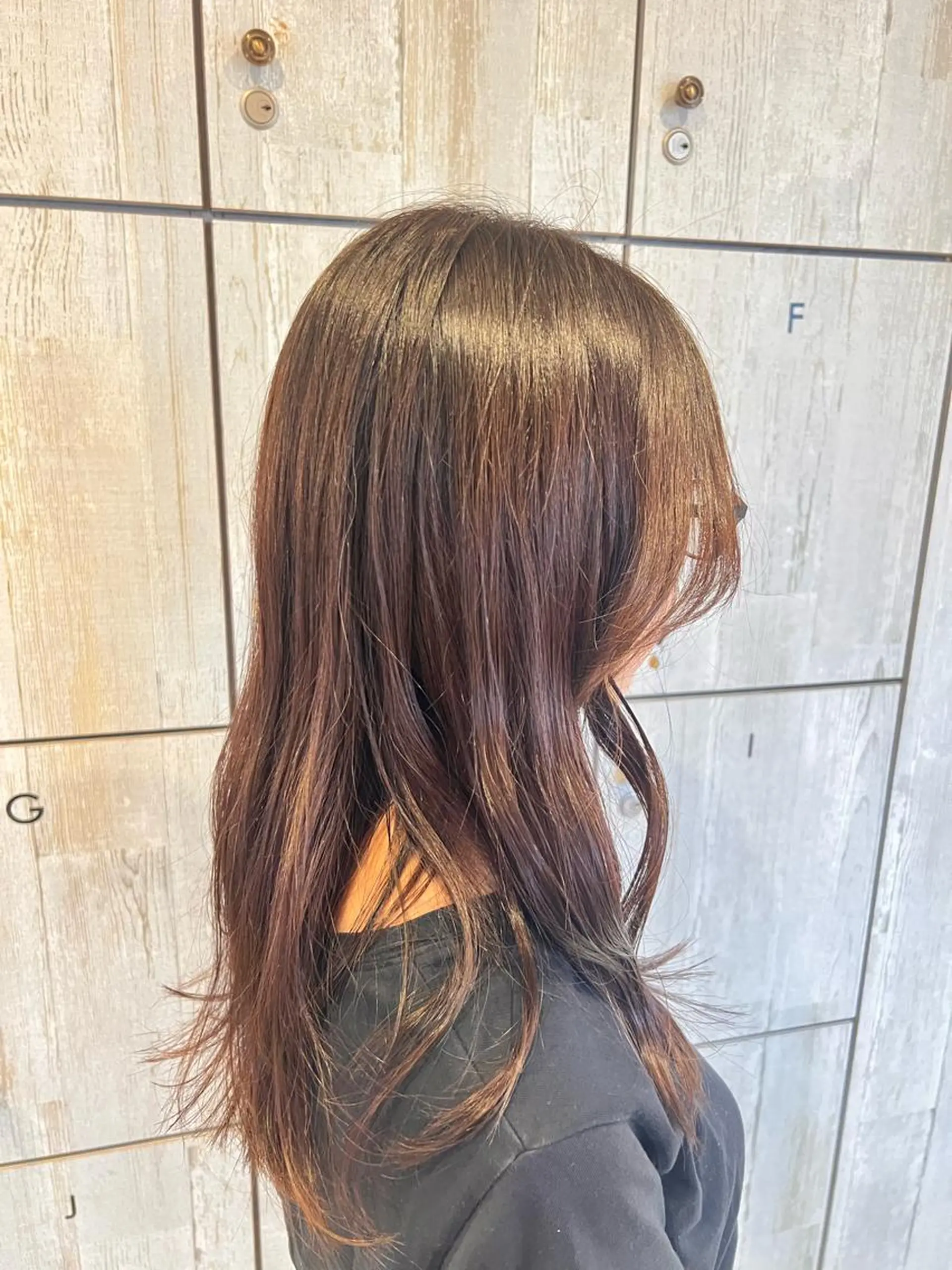 セミロング カラー れいな🌼 ボブ･艶カラー🌼のヘアスタイル