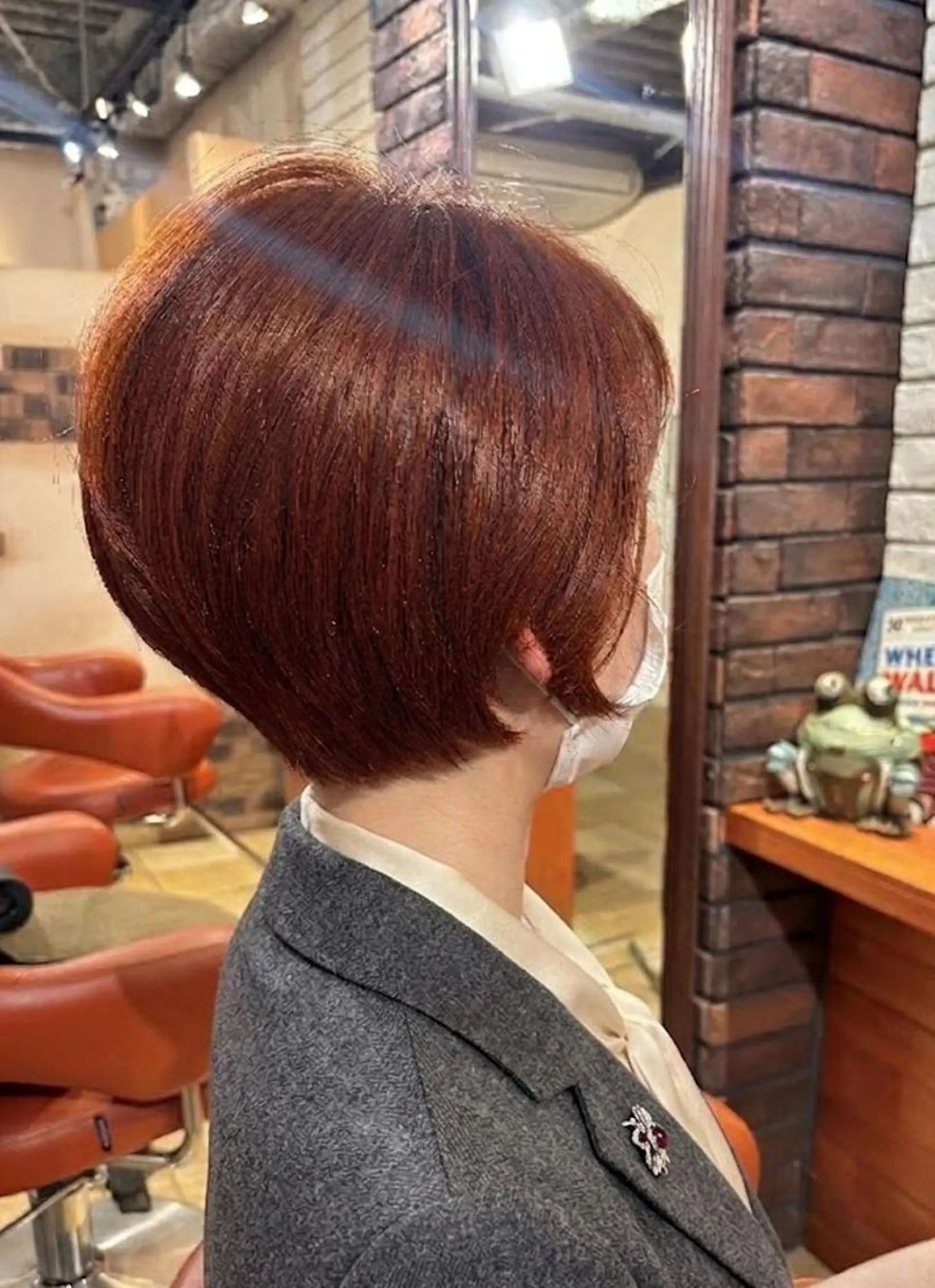 ショート ショートボブ ボブ ショートヘア カット ヘアカラー トリートメント ヘッドスパ flencia 丸 和博|カットのヘアスタイル