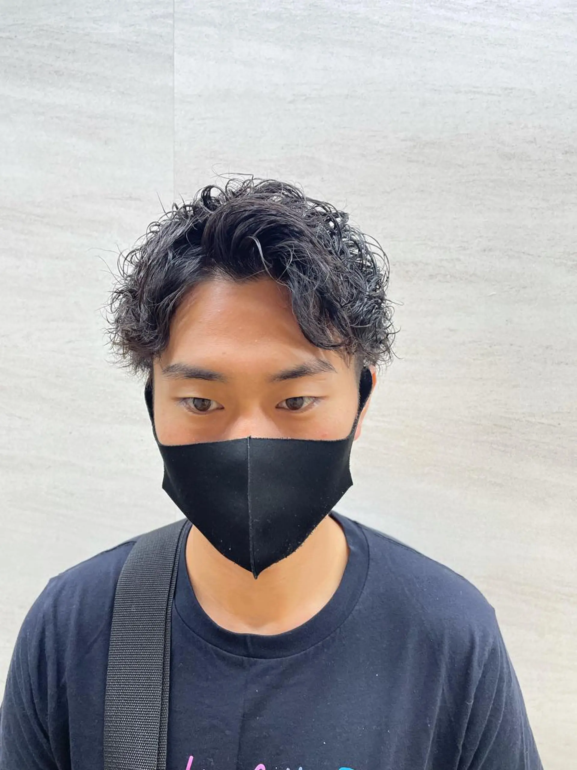 ミディアム メンズ カット指名No1漆原 聡のヘアスタイル