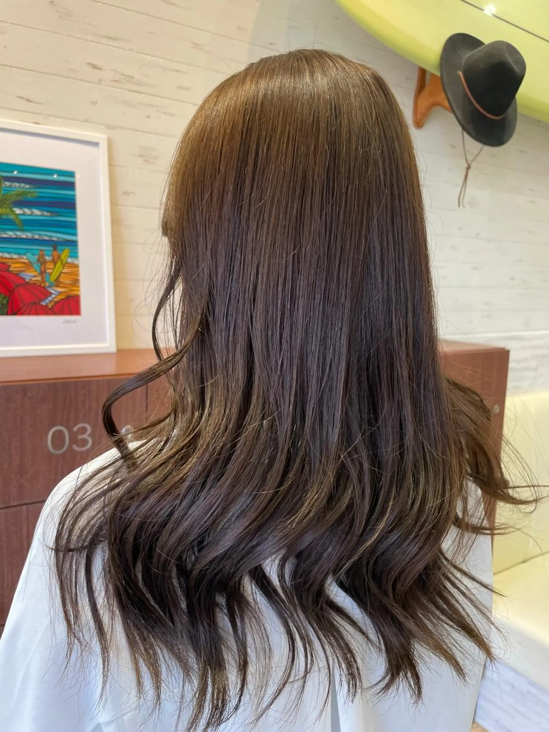 ロング カット ヘアカラー EARTH検見川浜 鈴木学のヘアスタイル