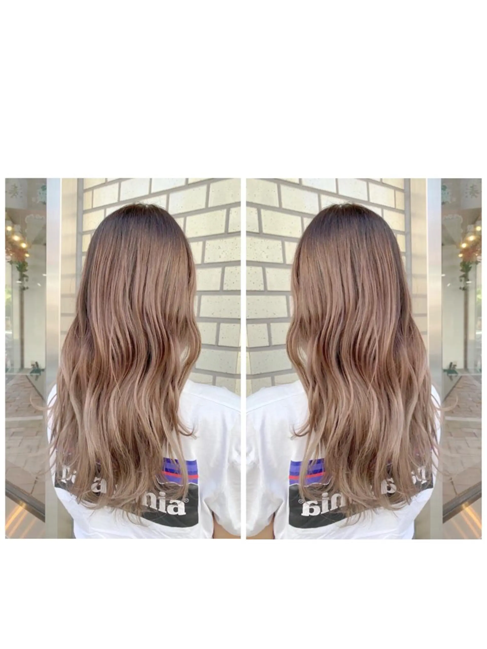 ロング カラー ベージュカラー ブラウンカラー ブラウンベージュ ピンクカラー ピンクブラウン ヘアカラー トリートメント ブリーチ/髪質改善 🍊MASAKiのヘアスタイル