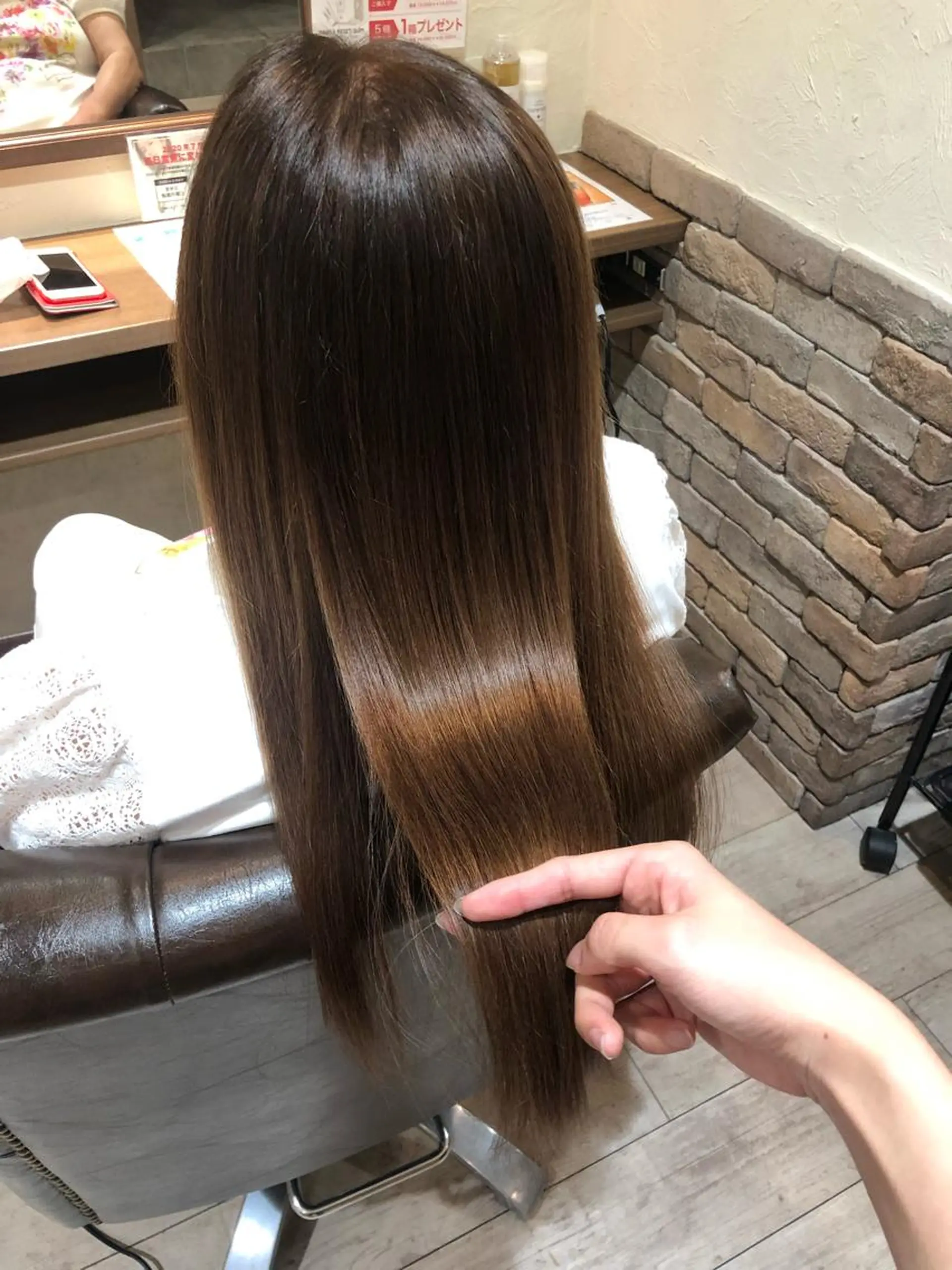 ロング カット ヘアカラー トリートメント ✨レイヤーお任せ✨ 林有里子のヘアスタイル